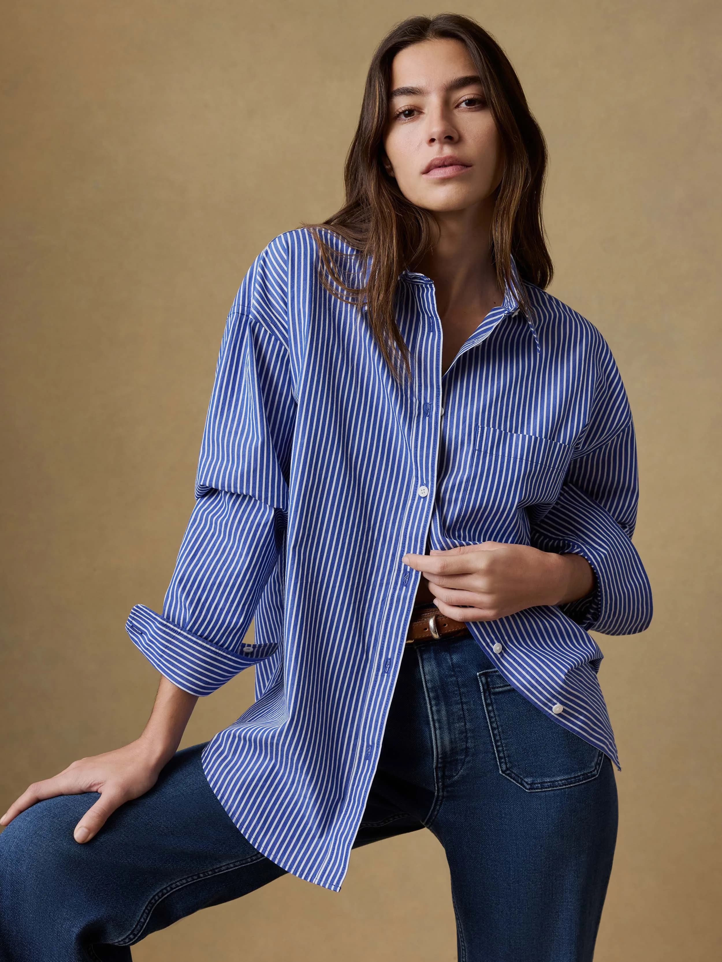 Coastal Poplin Relaxed Shirt