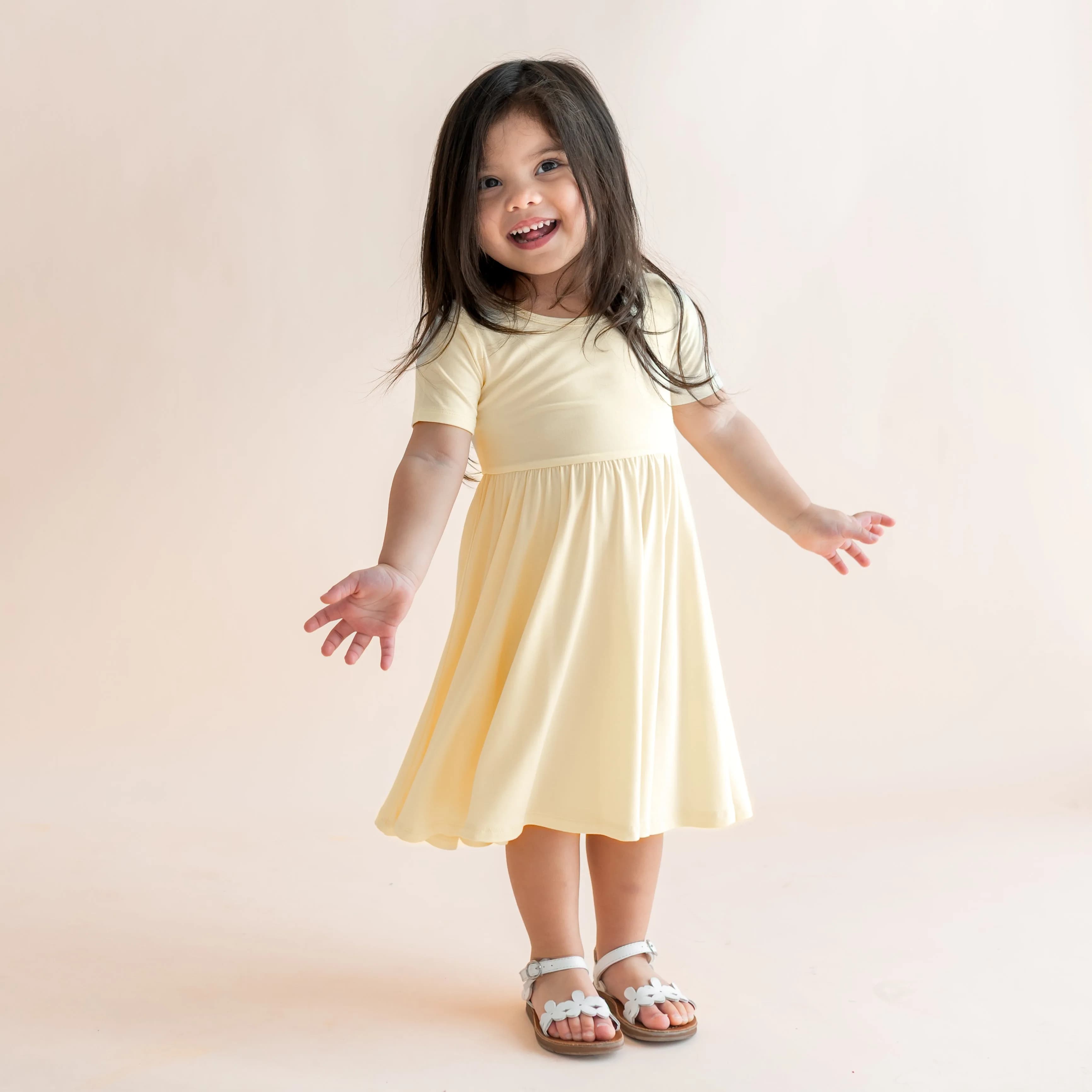 Twirl Dress in Chamomile