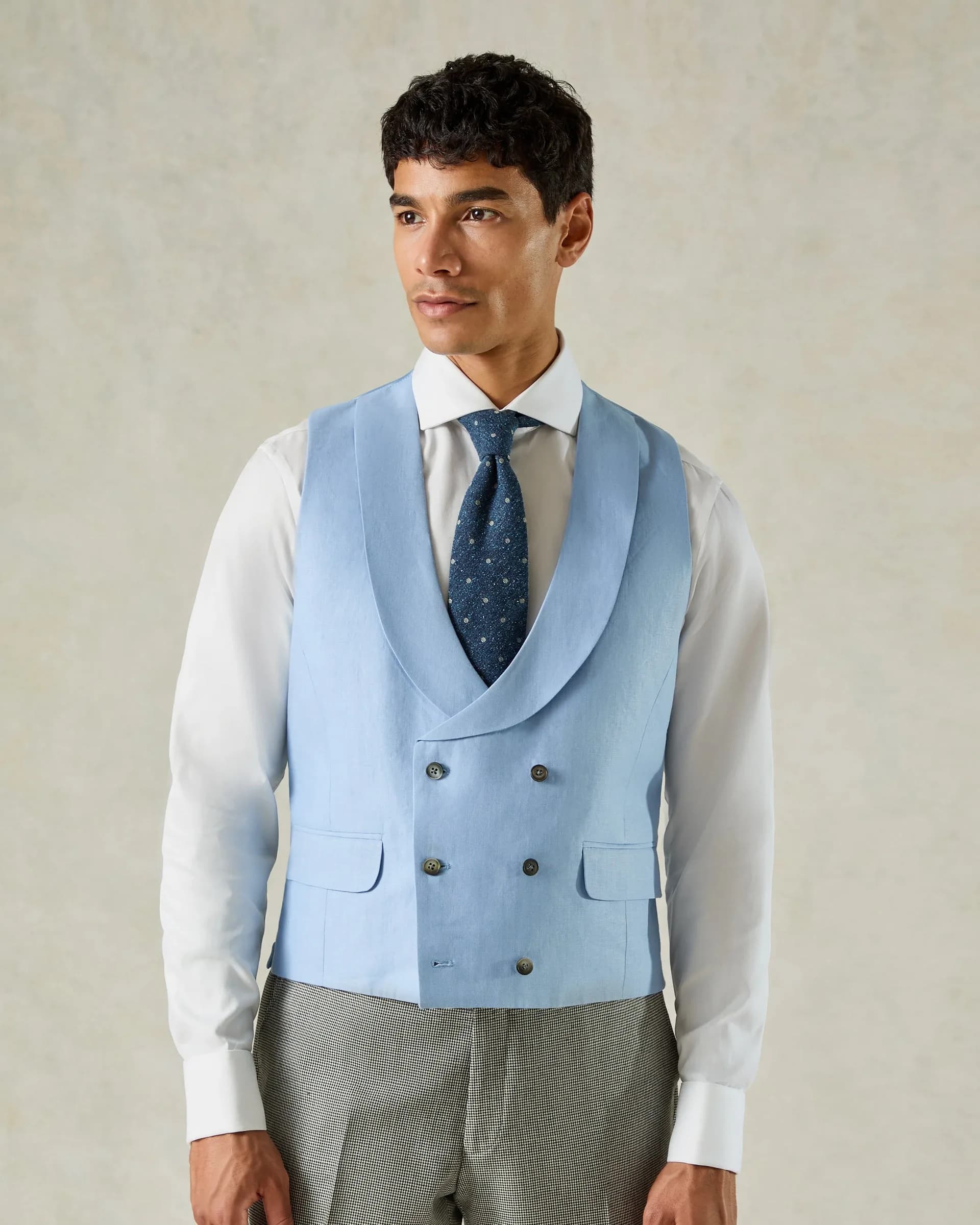 The Hutton Double Breasted Waistcoat