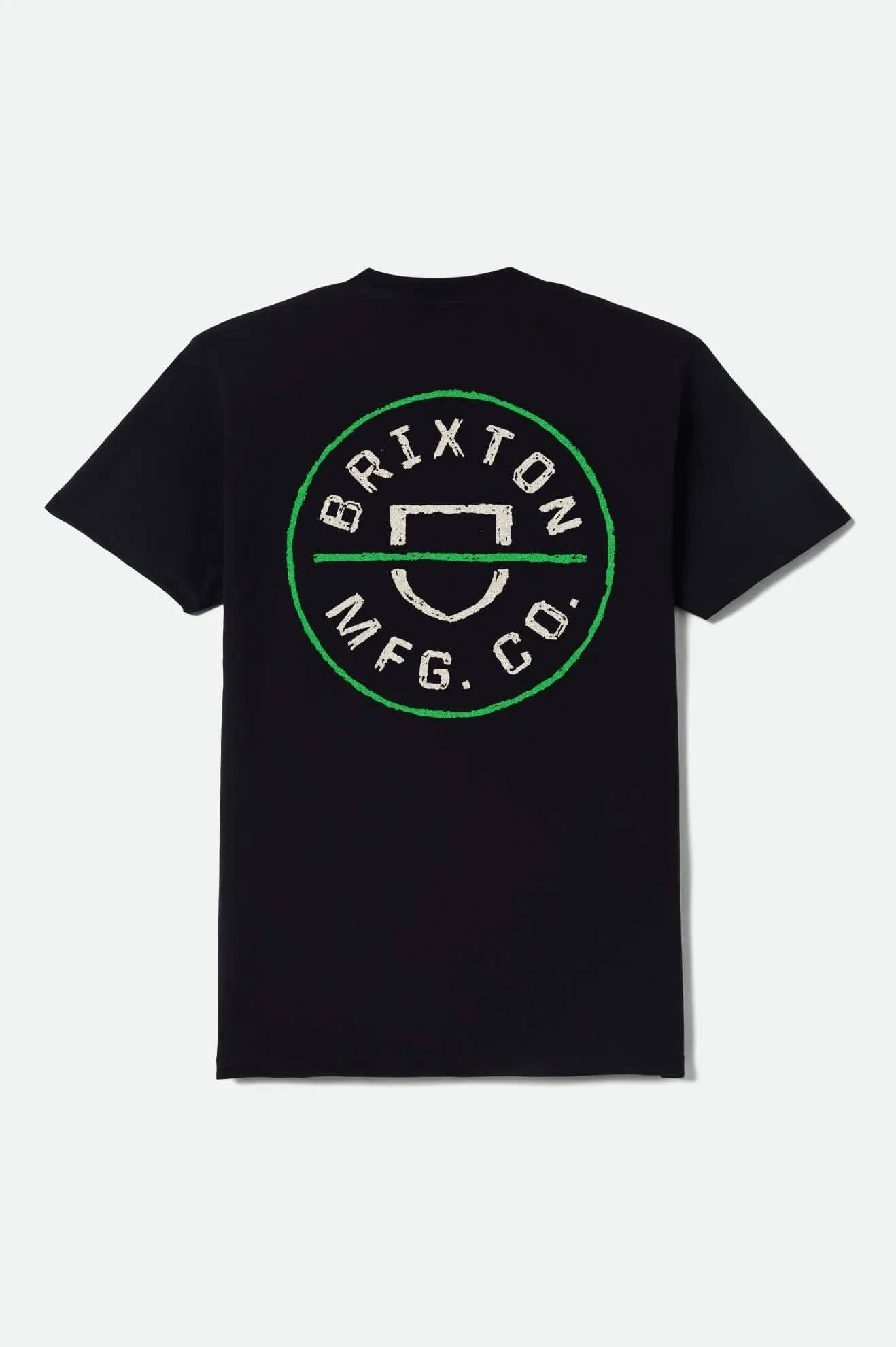 Crest Ii Short Sleeve Shirt - Black/stone/green
