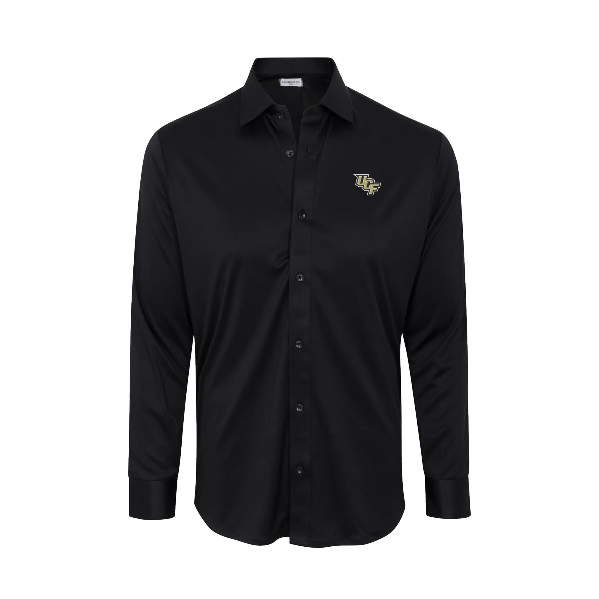 UCF Quattro Flex Dress Shirt with Semi-Spread Collar