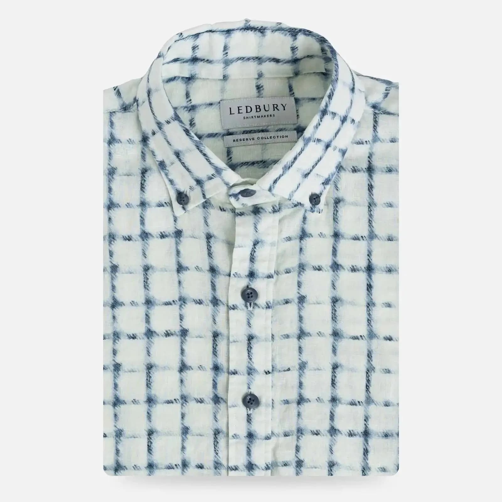 The Blue Albiate Adla Linen Check Shirt