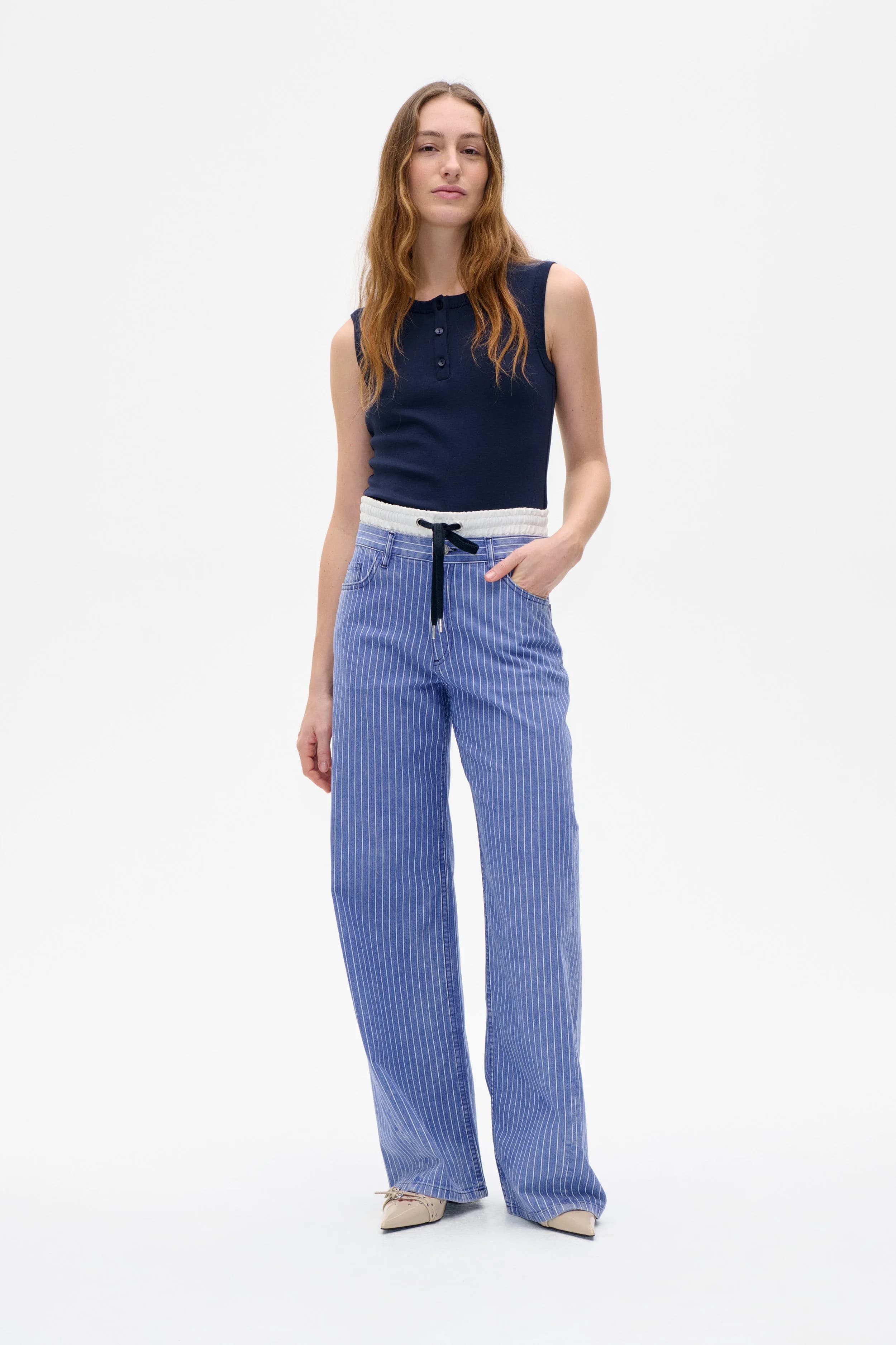 NICOLINA JEANS | Dutch Blue Stripe
