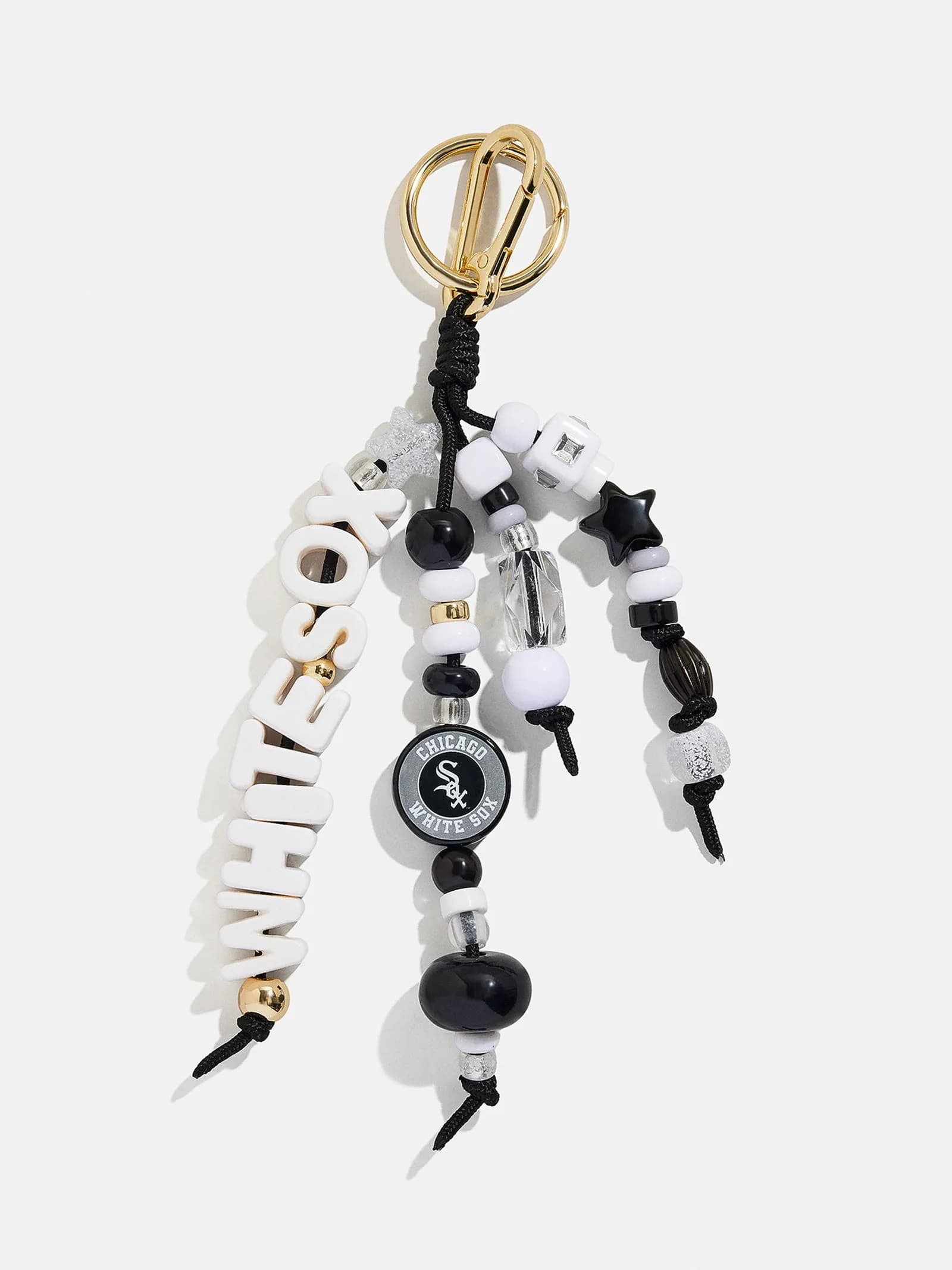 Beaded Bag Charm - Chicago White Sox