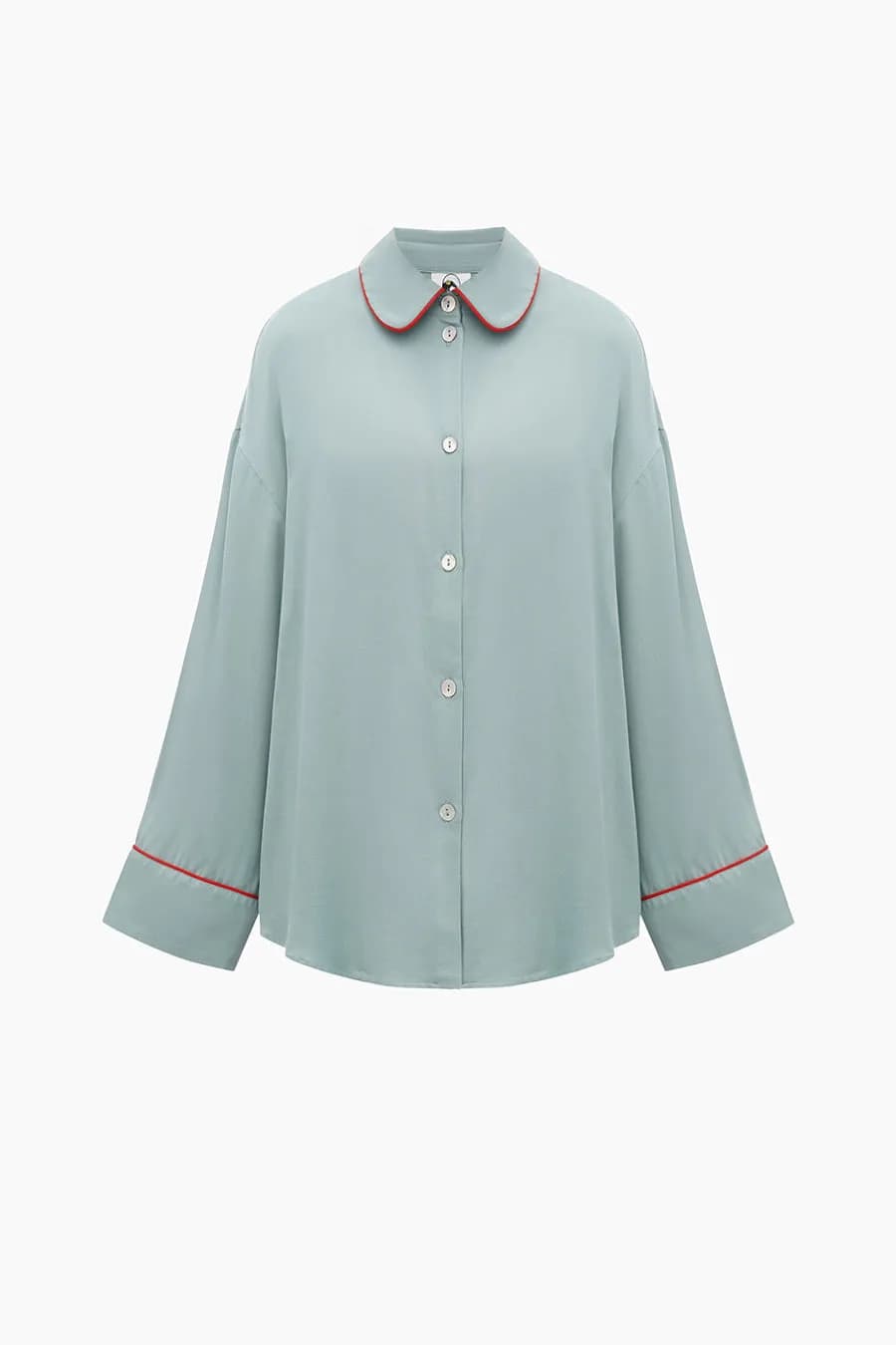 Pastelle Oversized Shirt in Dove Blue