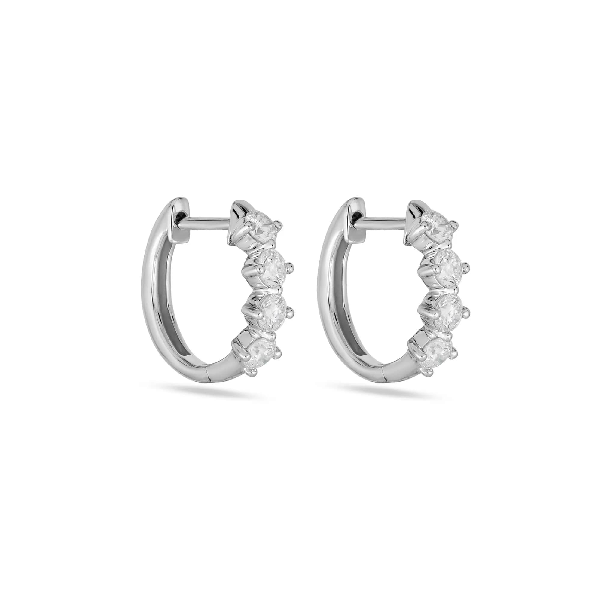 Bright Lights LAB-Created Diamond Huggies