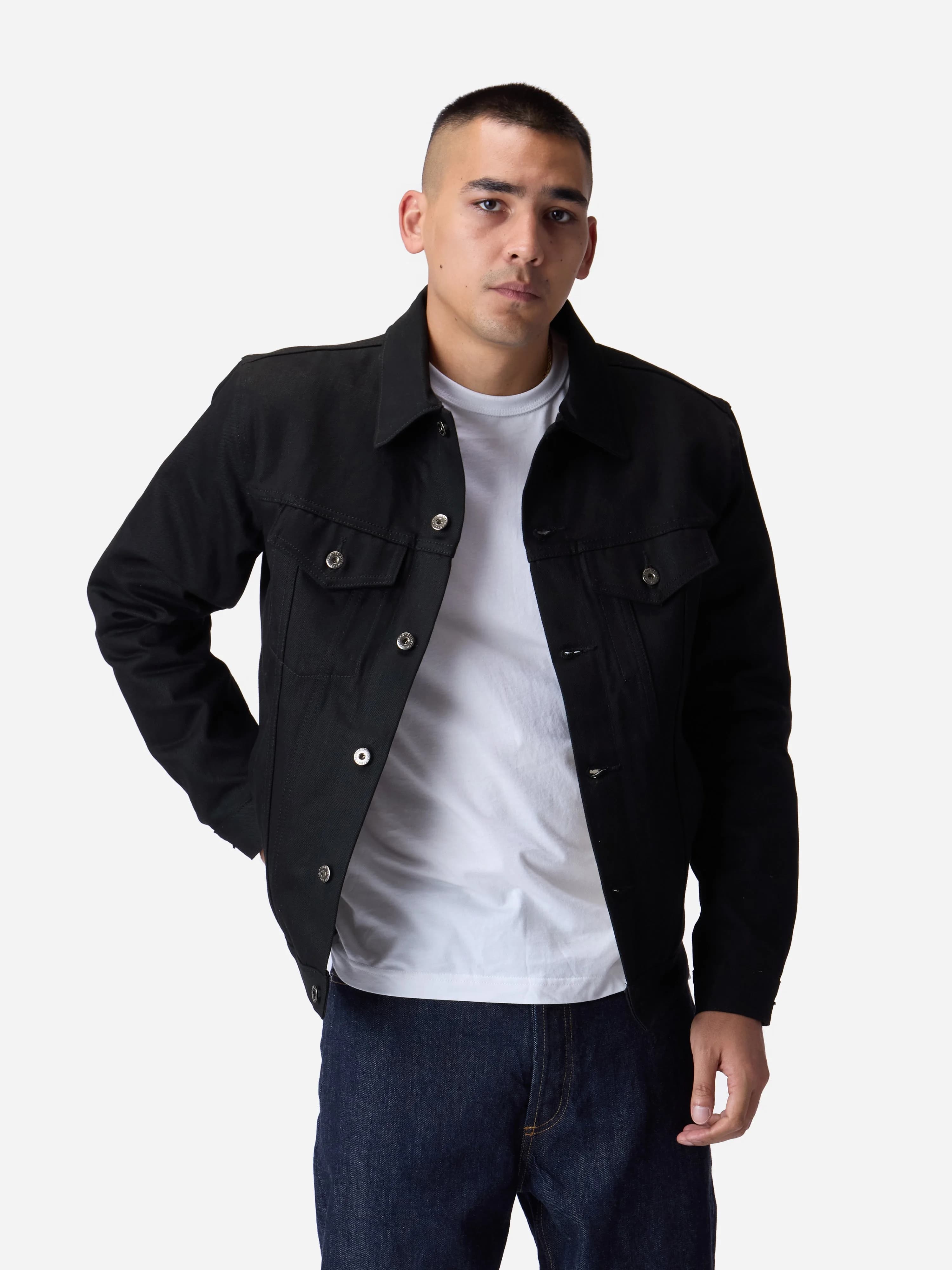 Type 3s Denim Jacket ~ Double Black