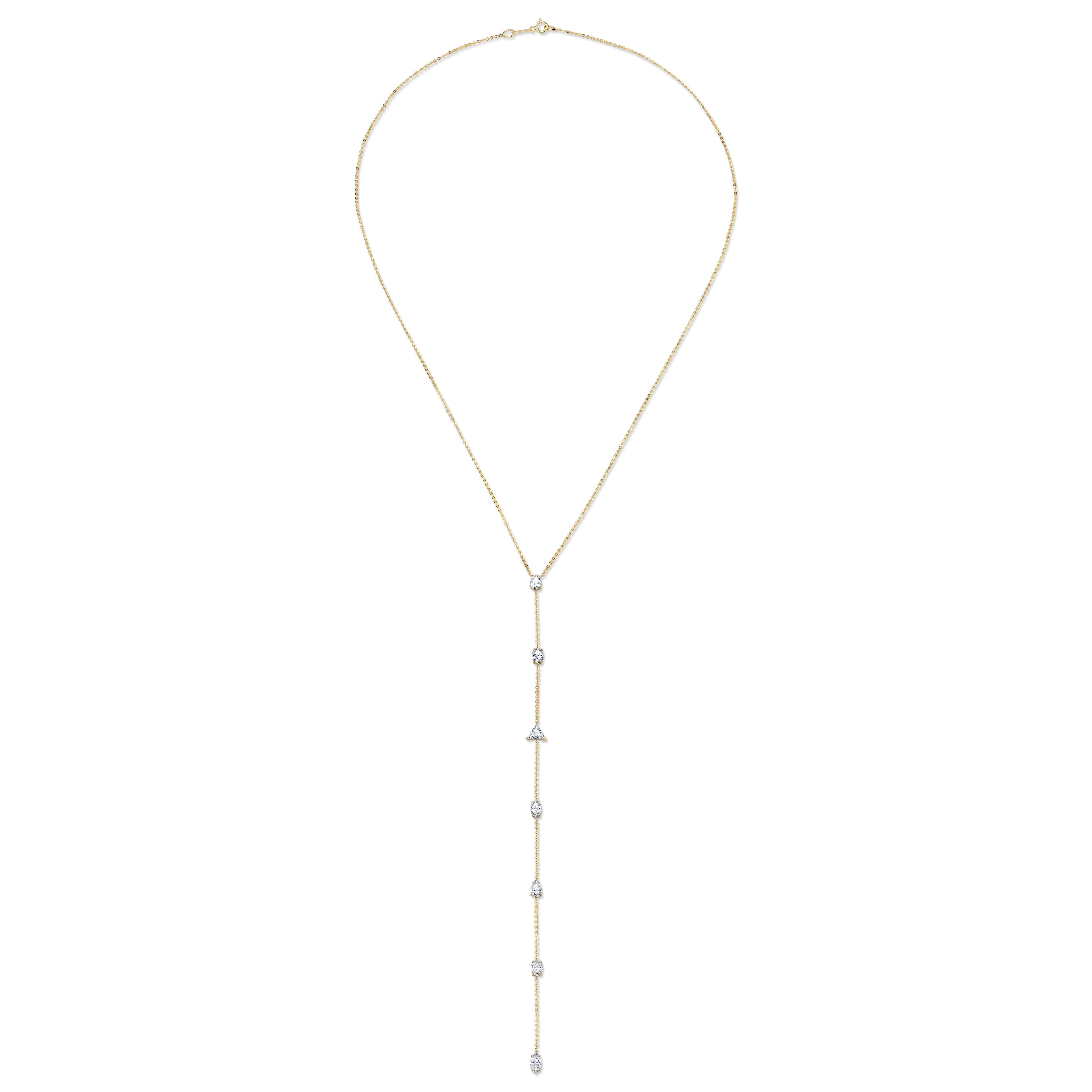 7 Stone Diamond Lariat