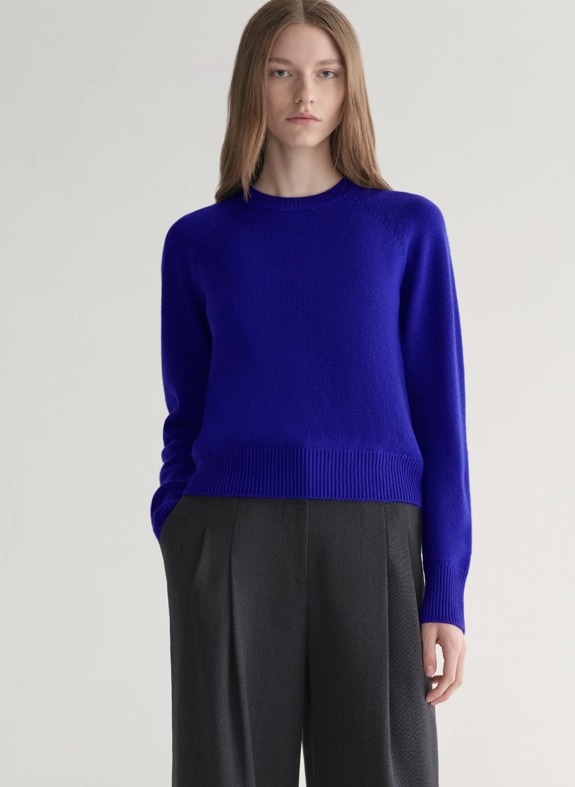 Ashtyn Cashmere Crew Neck Sweater