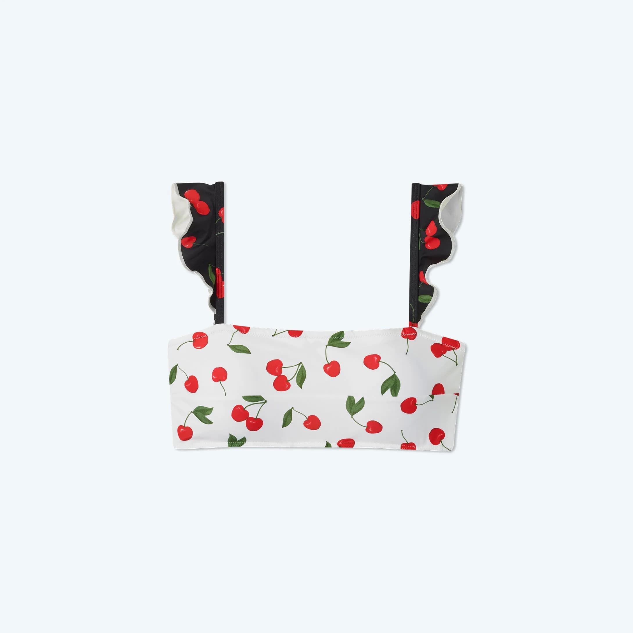 The Ruffle Oasis Bikini Top