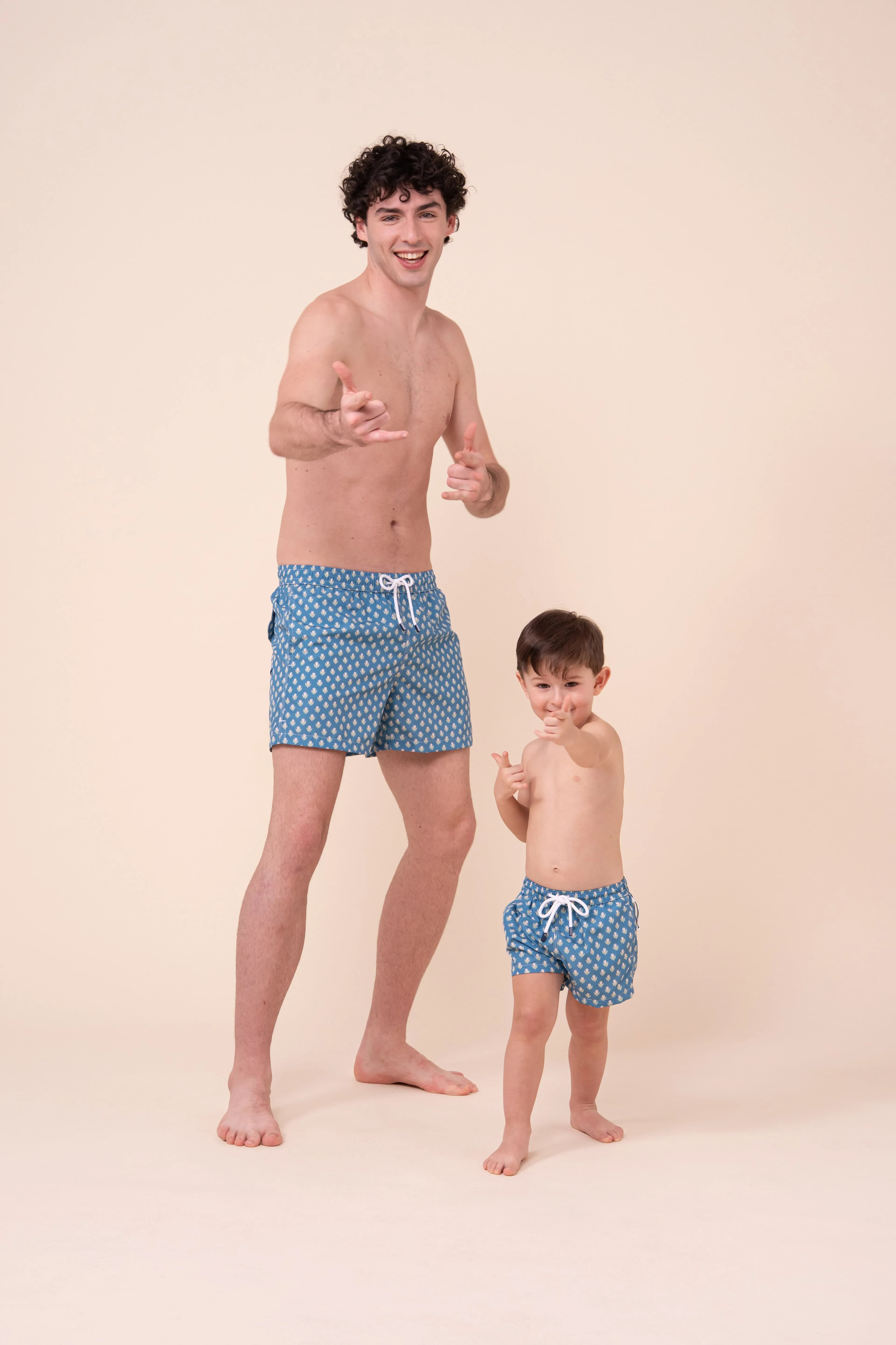 Madeira Kid Swim Trunks - Octopus Pattern