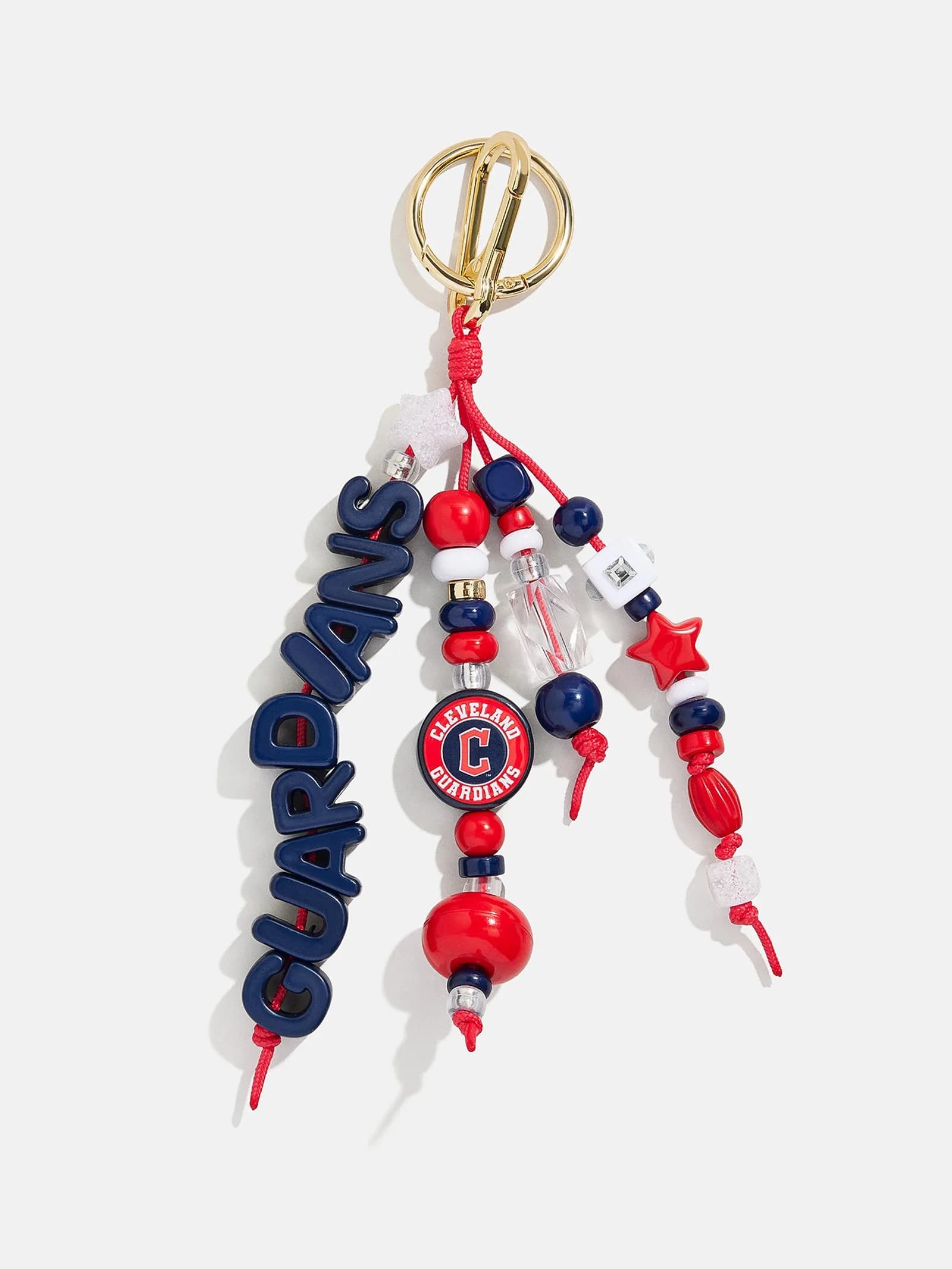 Beaded Bag Charm - Cleveland Guardians