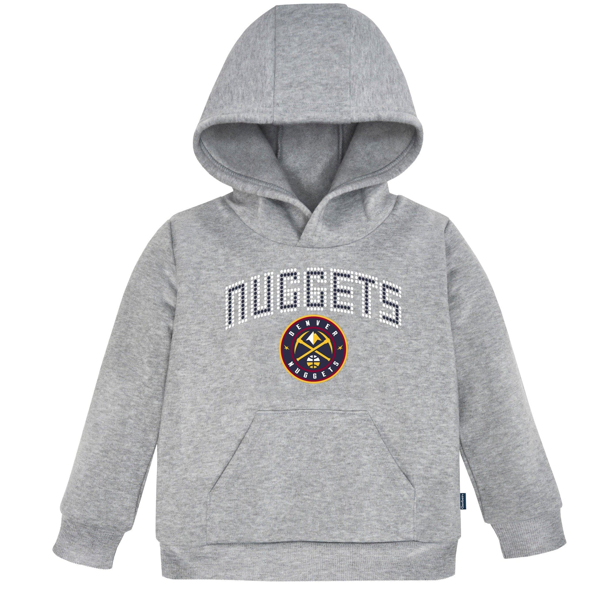 Infant & Toddler Neutral Gray Denver Nuggets Hoodie