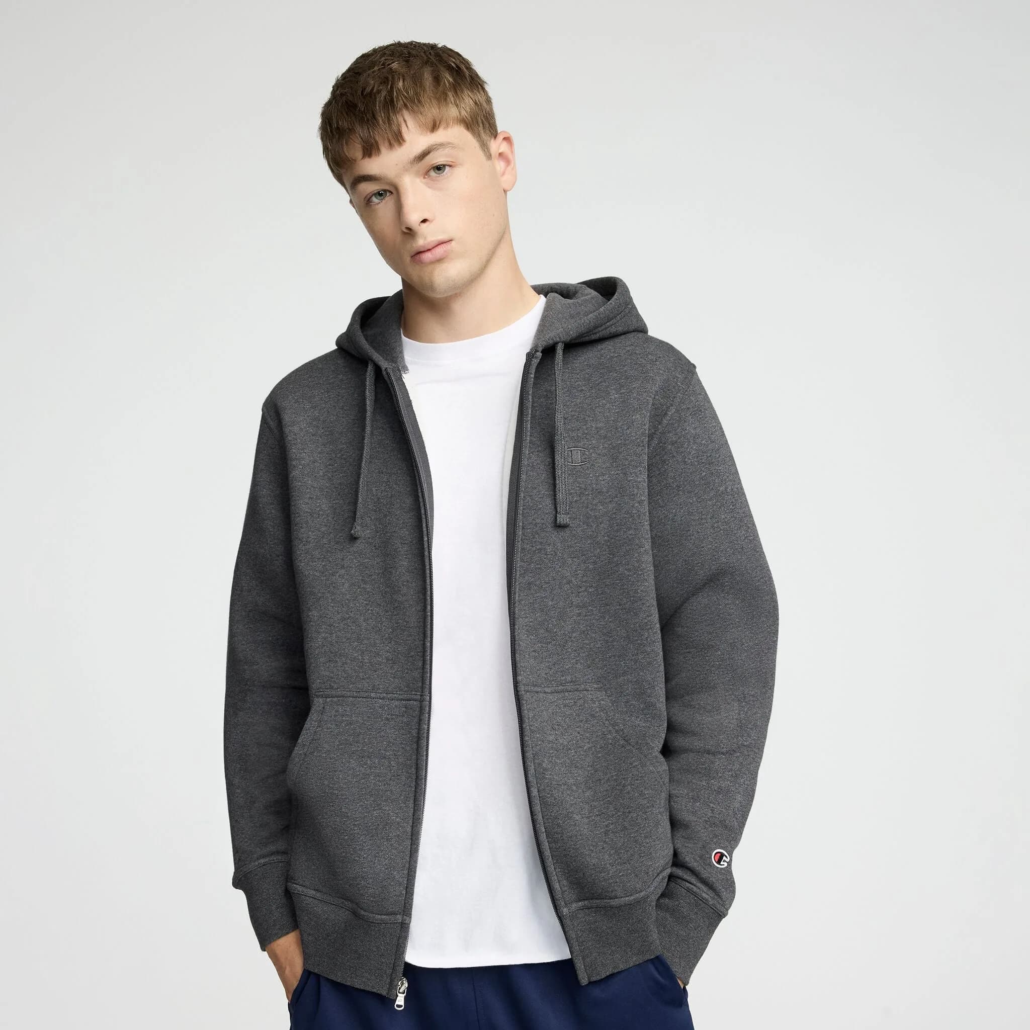 Powerblend Full-zip Hoodie, C Logo