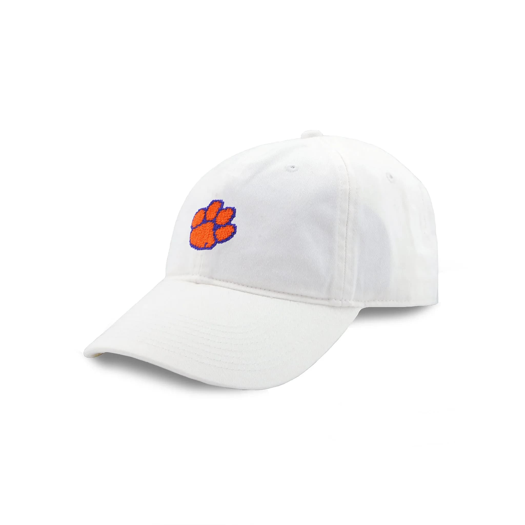 Clemson Hat (Orange Paw-Purple Outline)