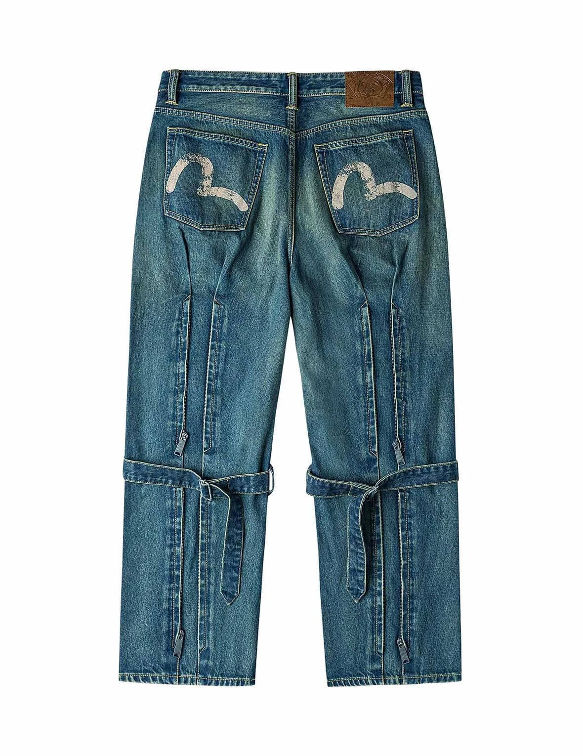 Washed Bondage Jeans