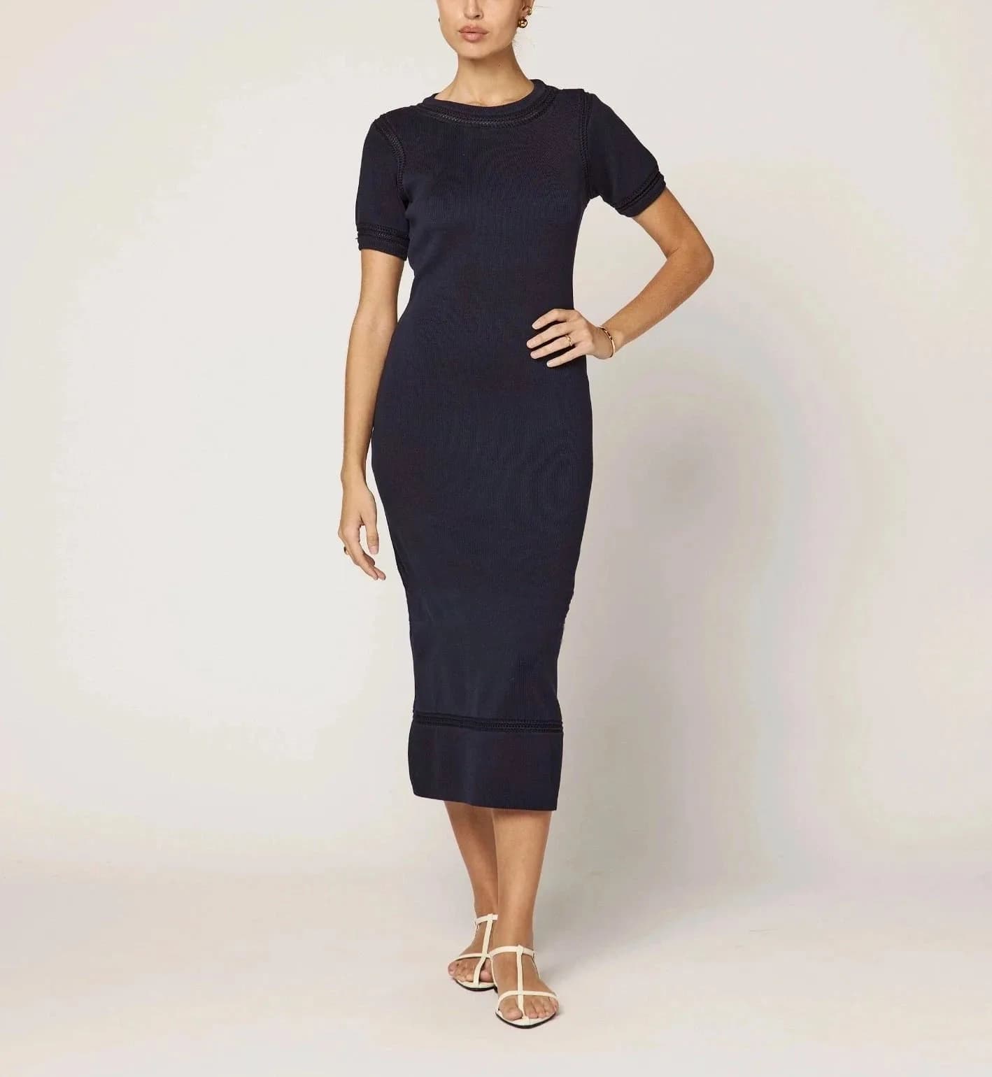 Morisette Midi Dress | Midnight Blue