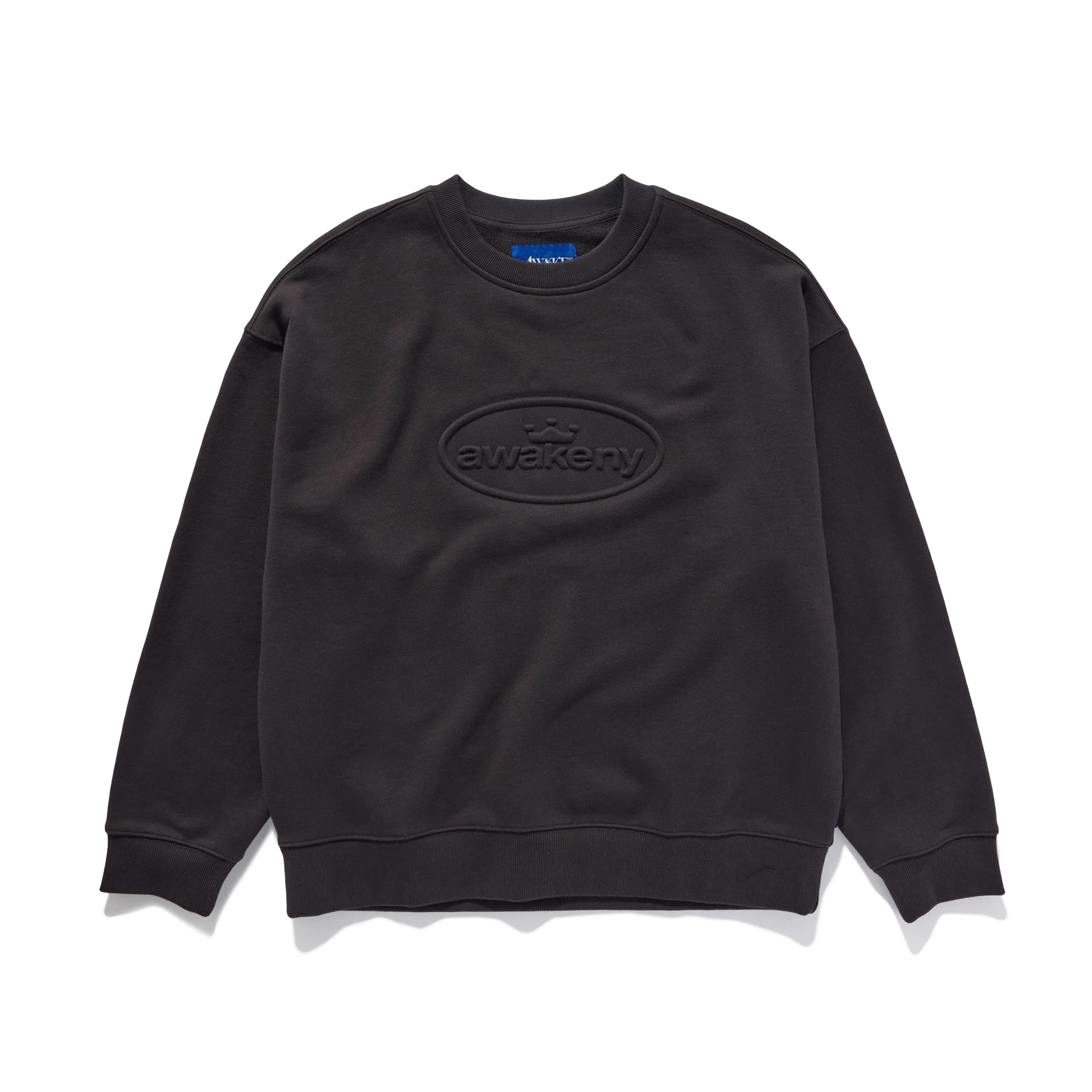 Debossed Logo Crewneck