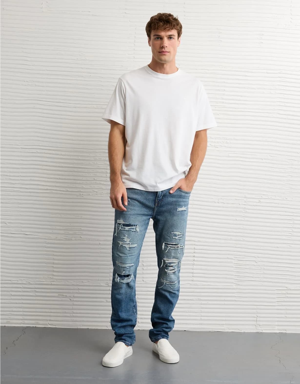 AirFlex+ TENCEL™ Fibers Patched Athletic Fit Jean
