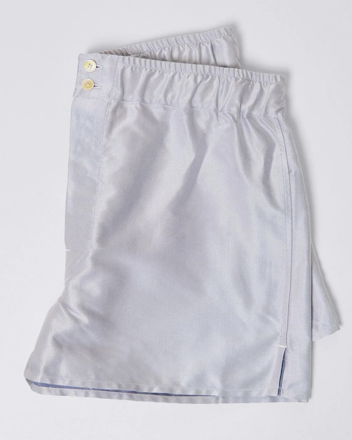 Underwear Boxer Shorts in Cotton Twill and Silk. Carlo Riva Fabric