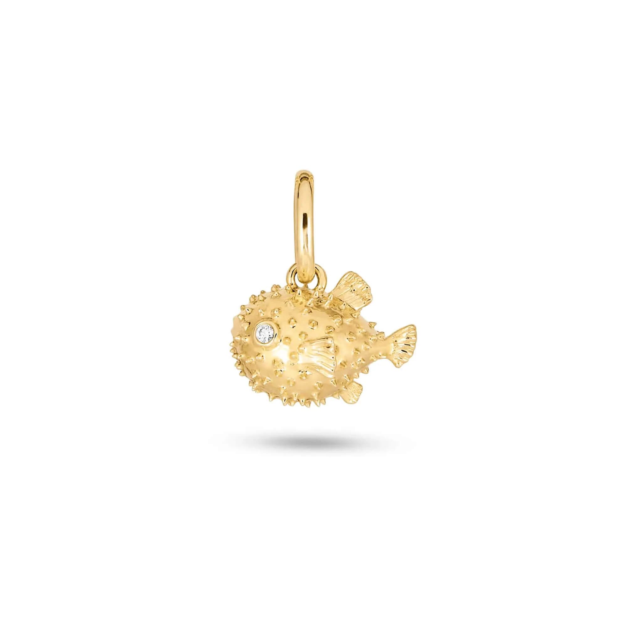 Soft Inside Pufferfish Charm