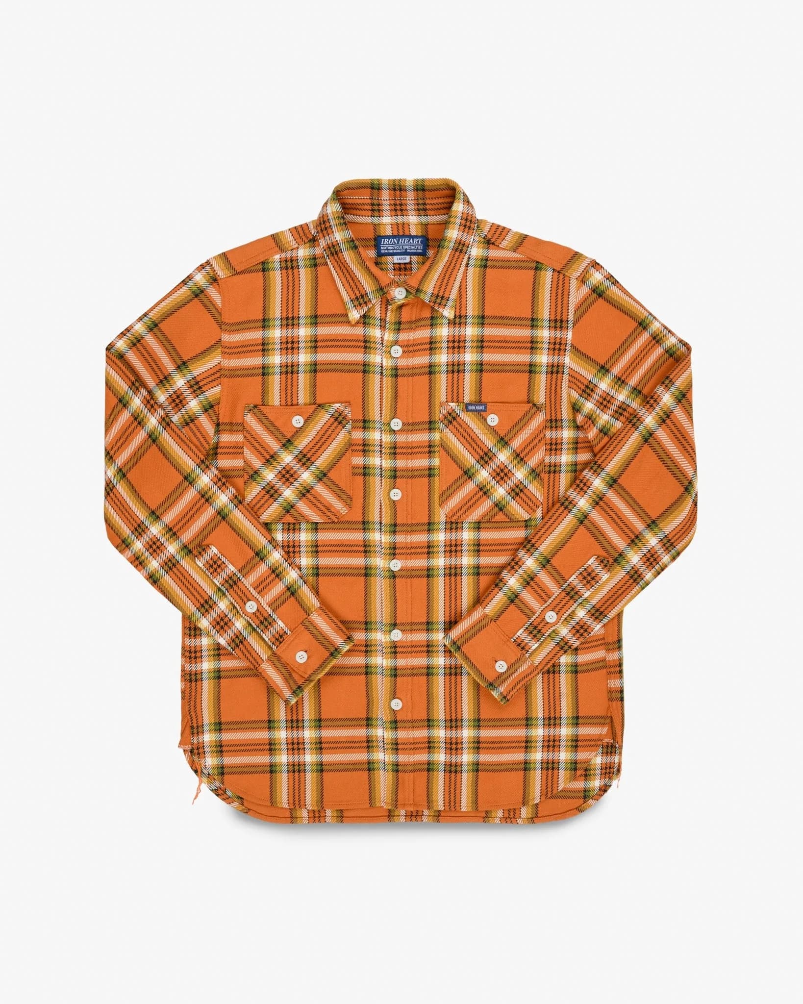 9oz Selvedge Flannel Check Work Shirt