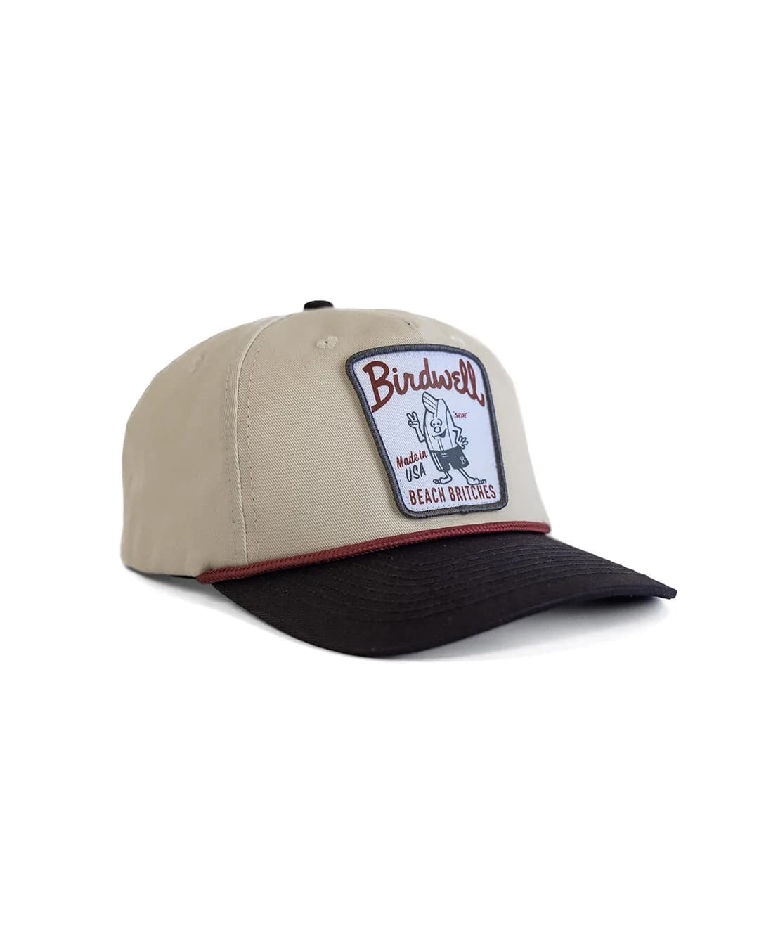 Milkman Twill Snapback - Bone/black