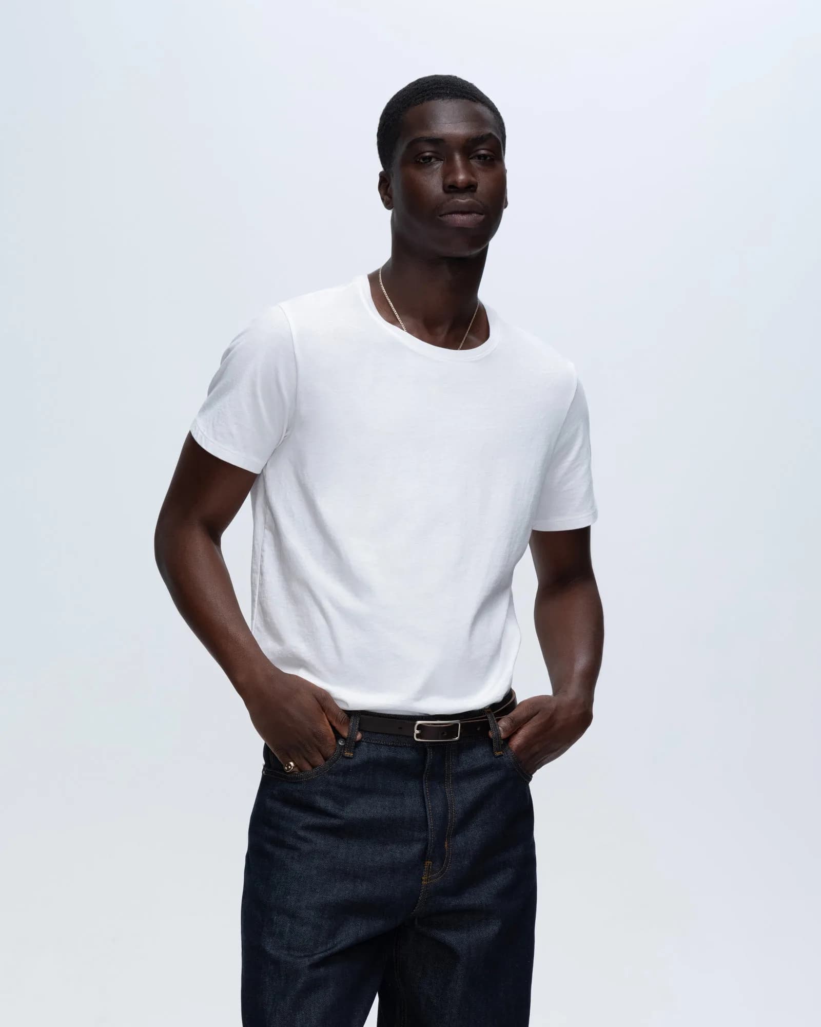 Classic Jersey Crew Neck Tee