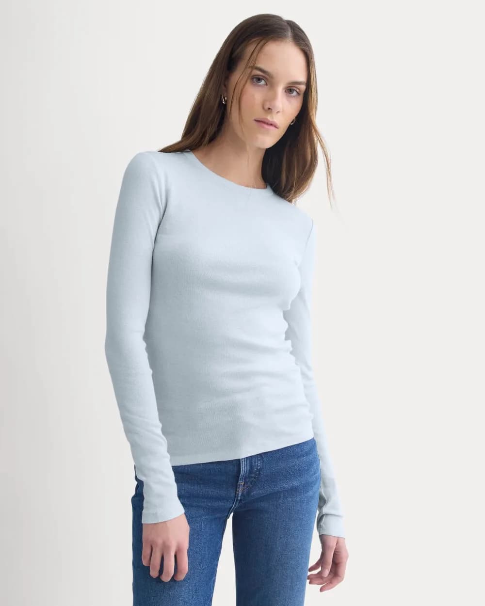 Tissue Long-Sleeve Crew