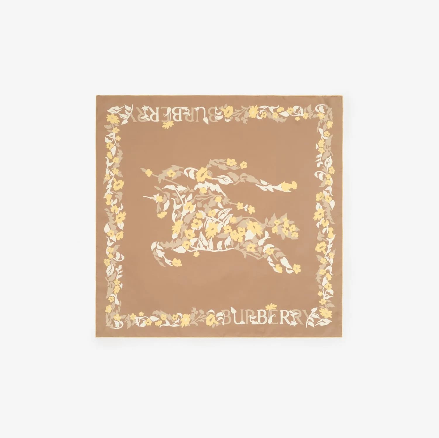 Floral EKD Silk Scarf