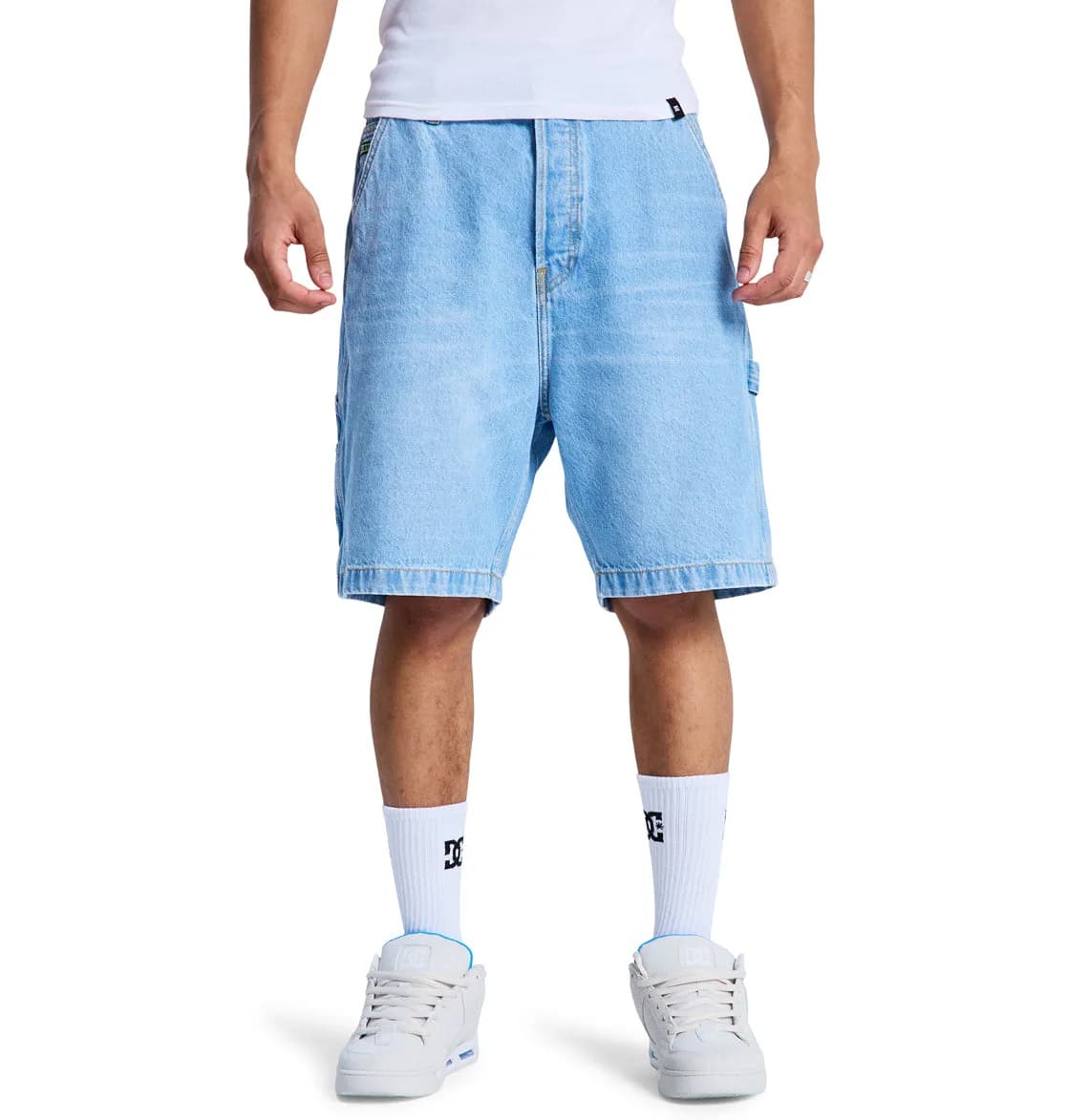 Baggy Denim Carpenter Short