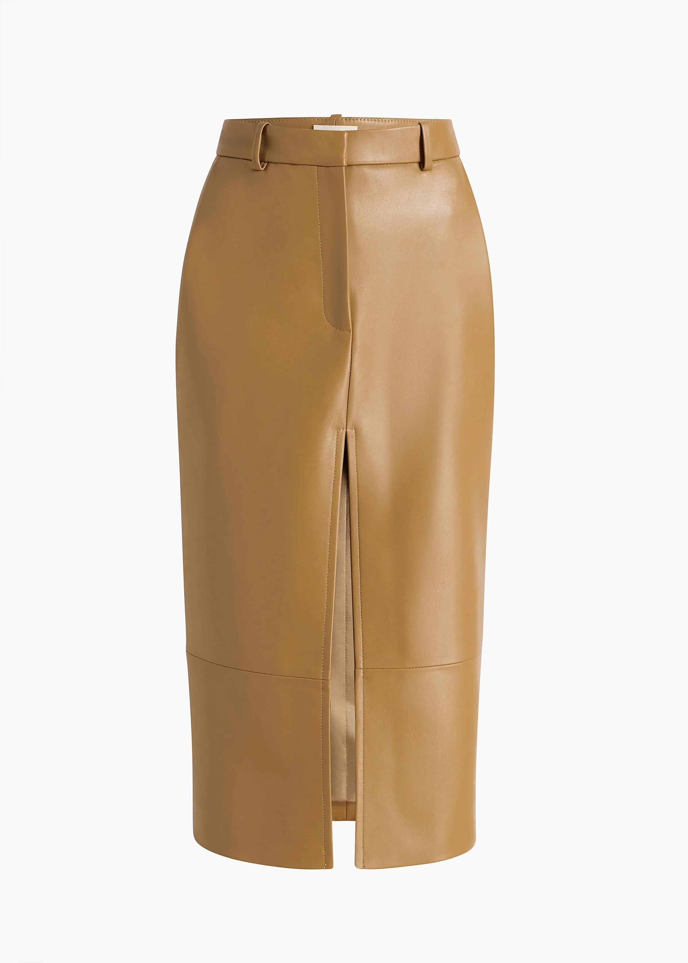 Anden Skirt in Golden Ochre Leather