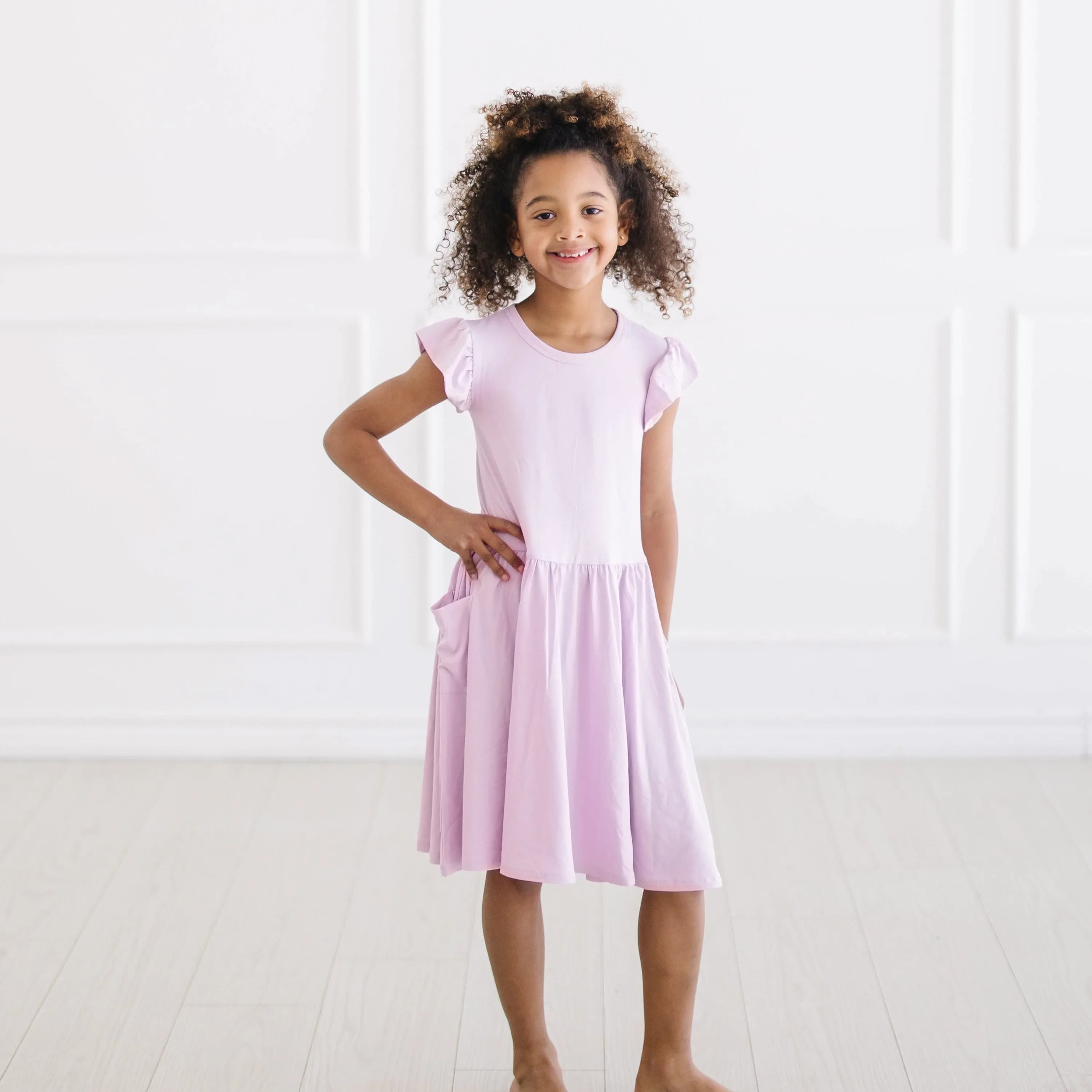 Pocket Dress in Thistle