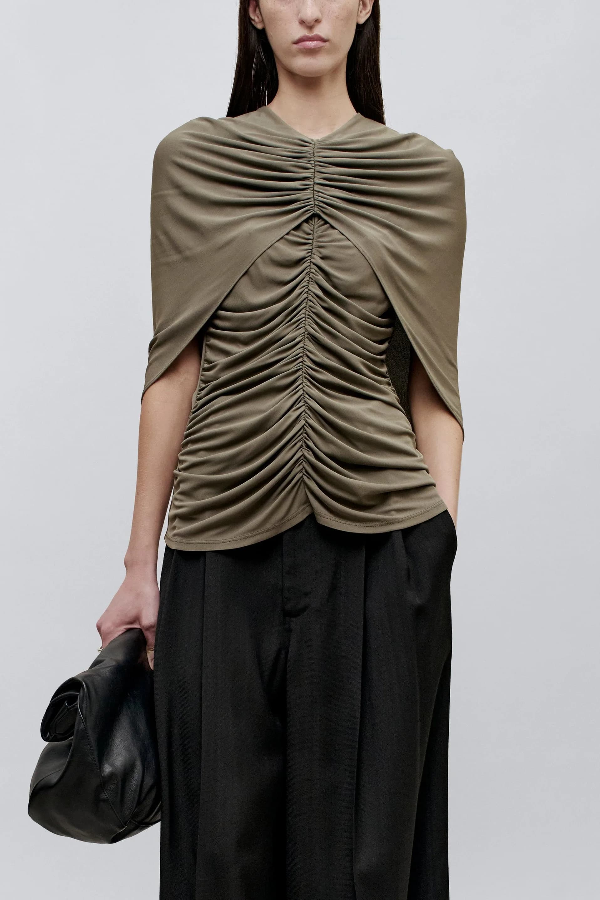 Emme Cape Top in Matte Jersey