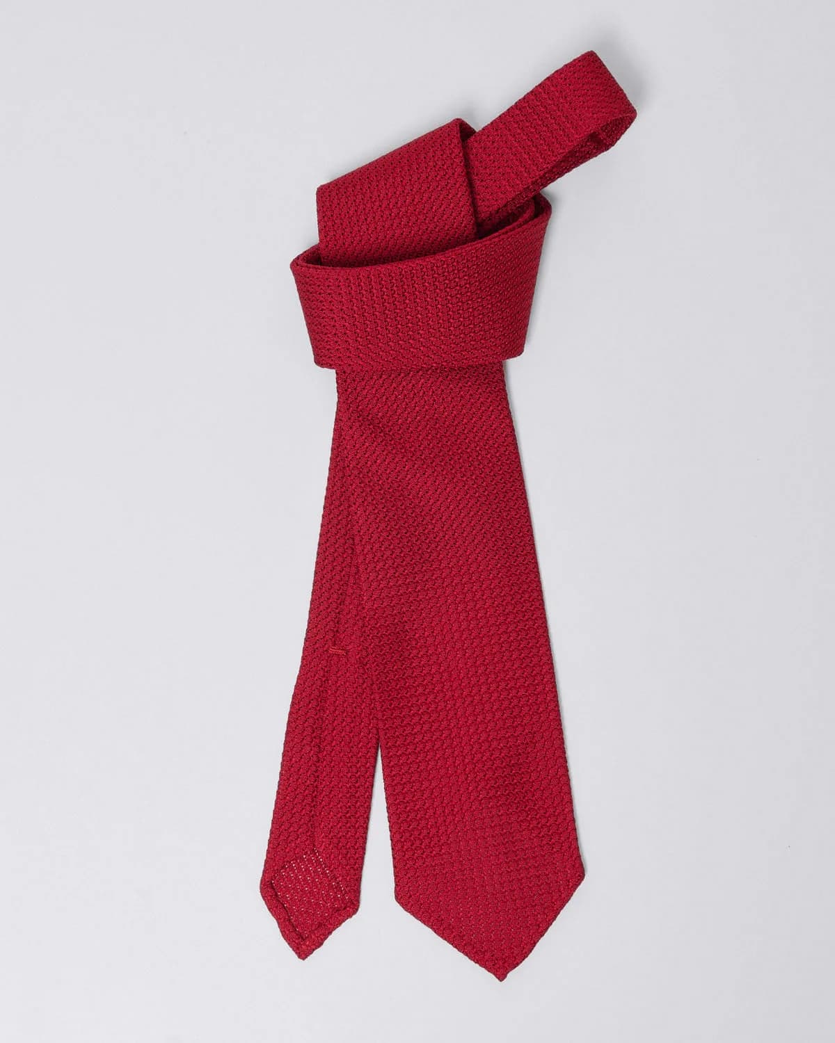 Anversa Thick Silk Gauze Tie, Plain Color, Various Colors