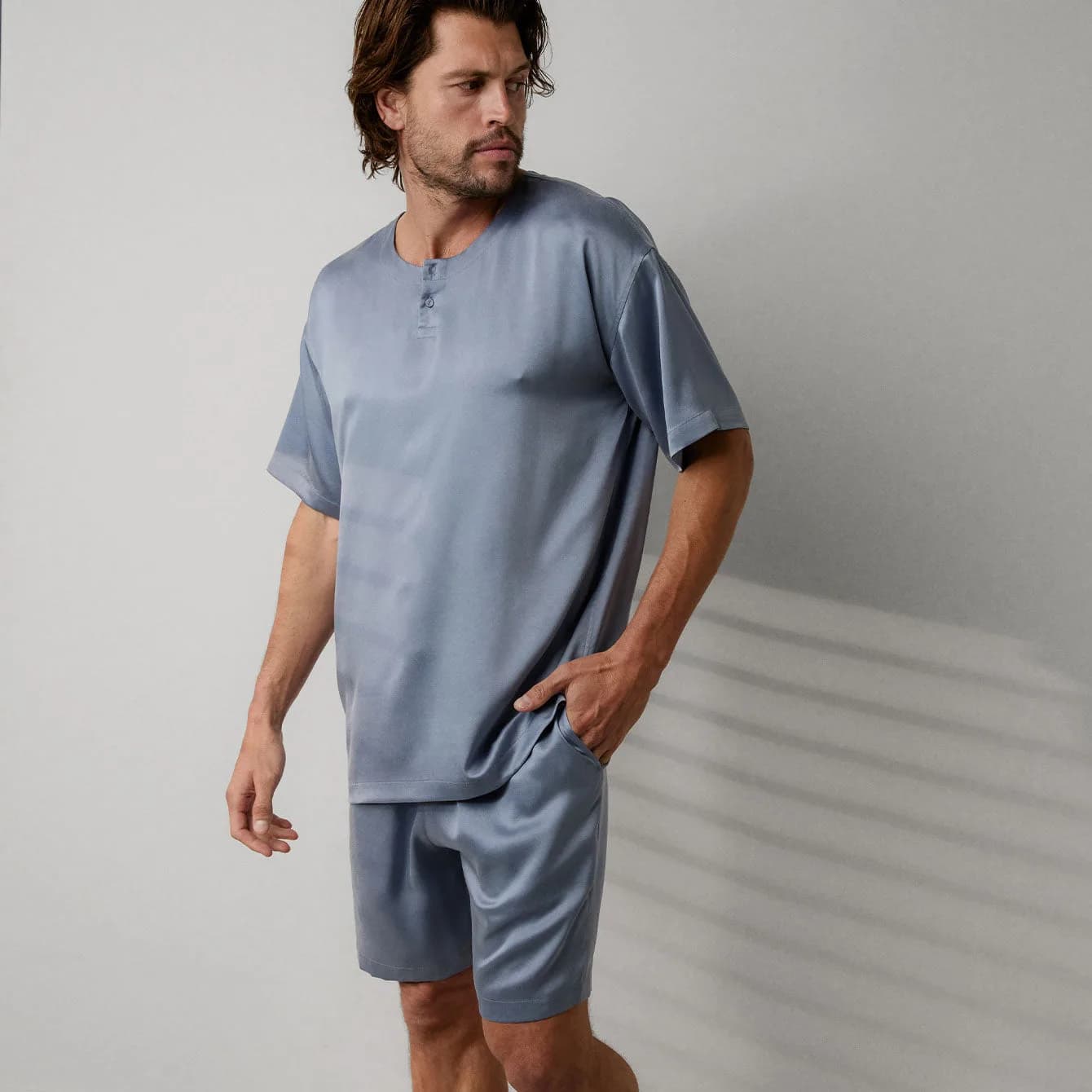 Washable Silk Short Set