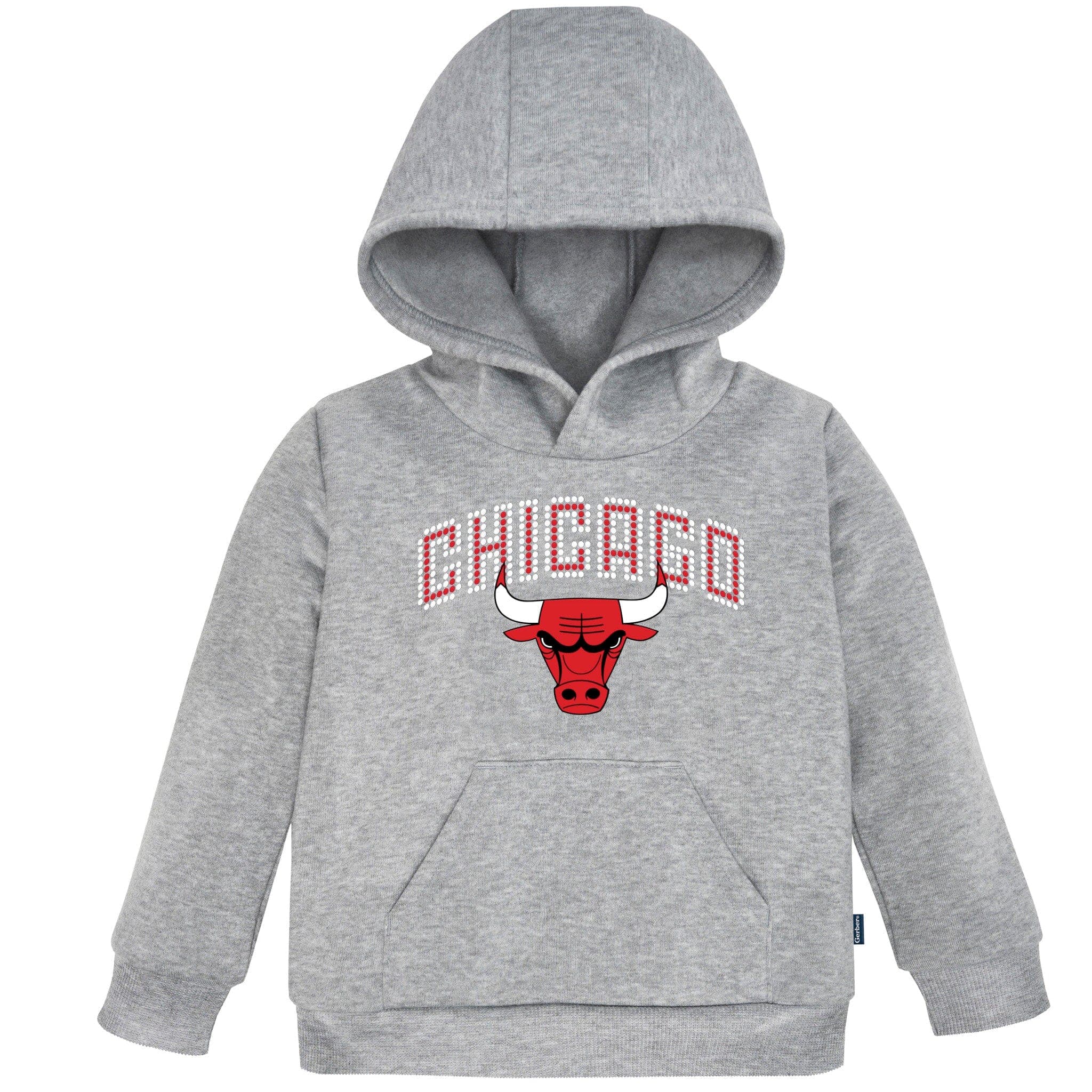 Infant & Toddler Neutral Gray Chicago Bulls Hoodie