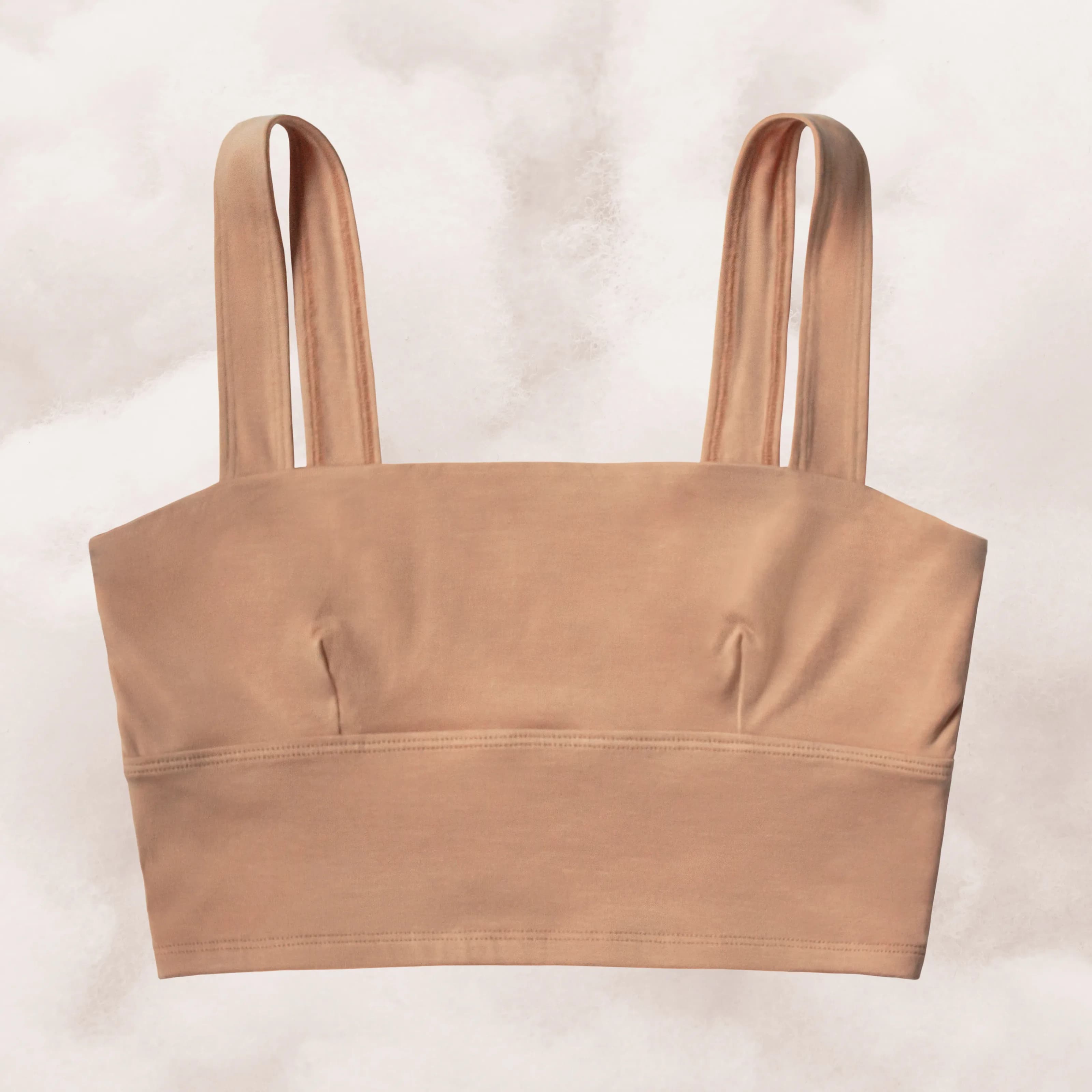 Organic Cotton Square Neck Bralette