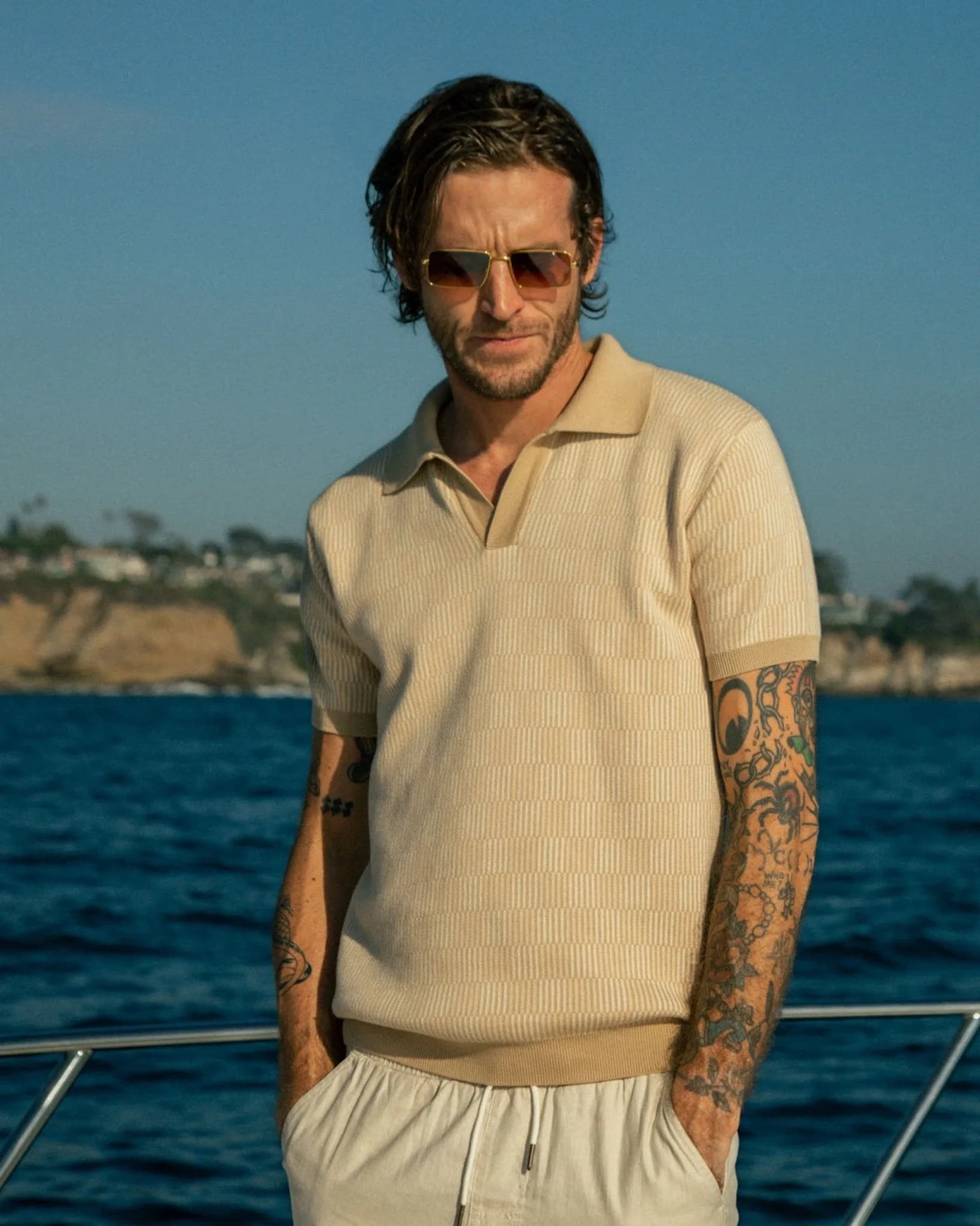 The Sebastian Knit Polo Shirt