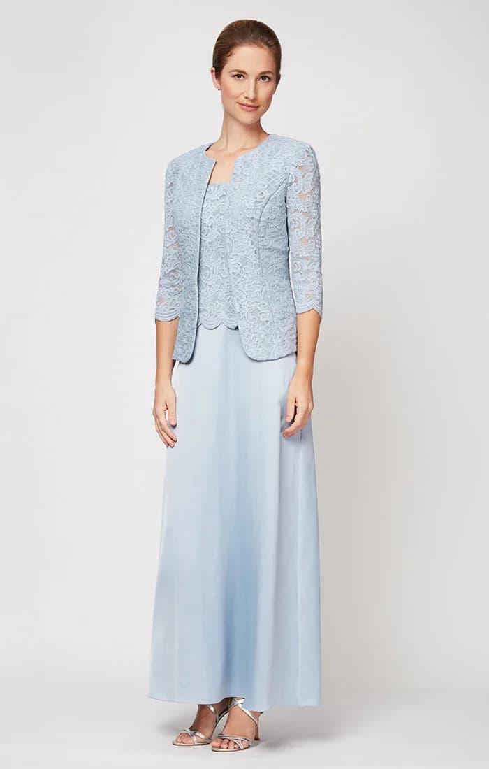 Bethany Glitter Lace Jacket Dress