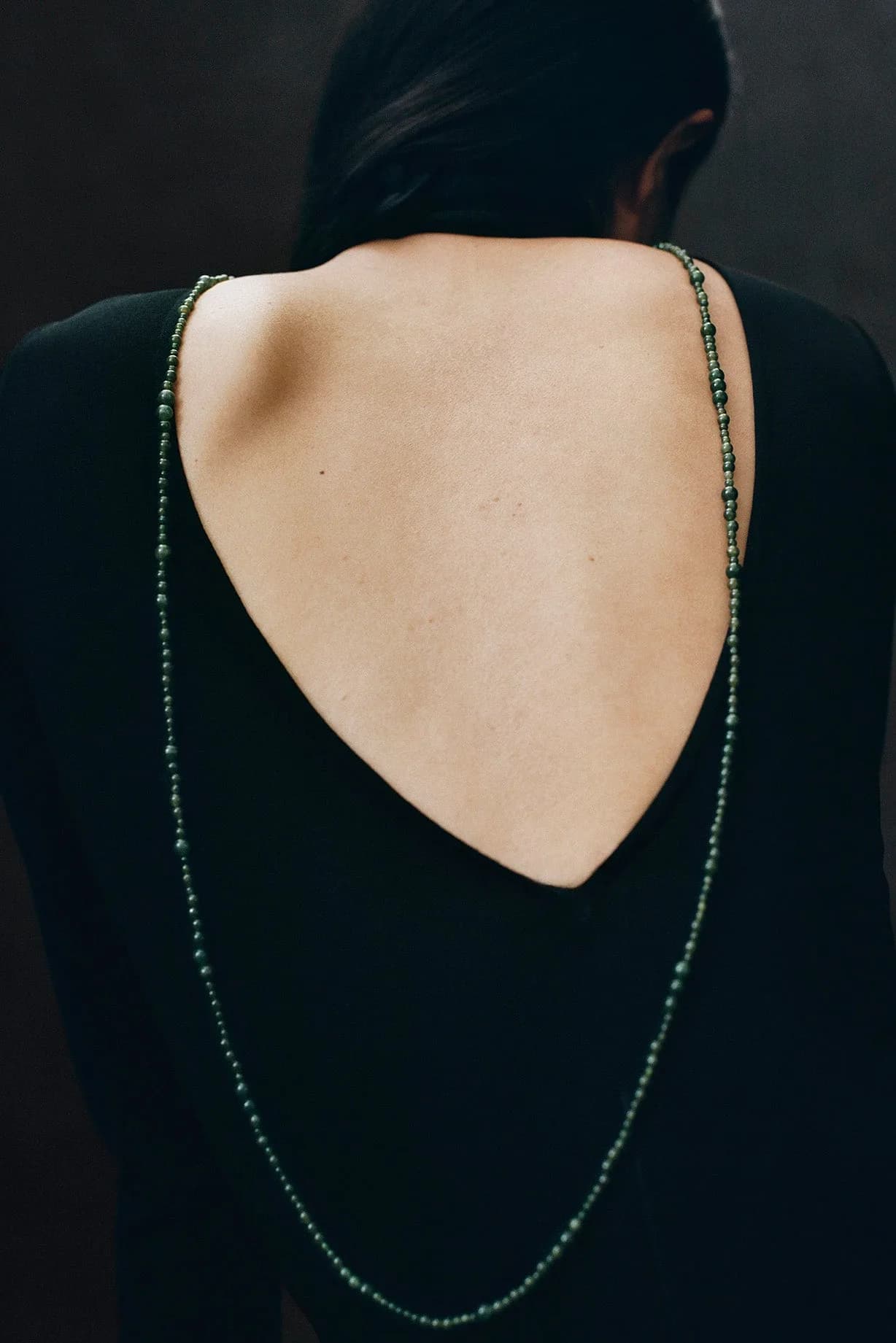 Constellation Necklace in Jade, 47in
