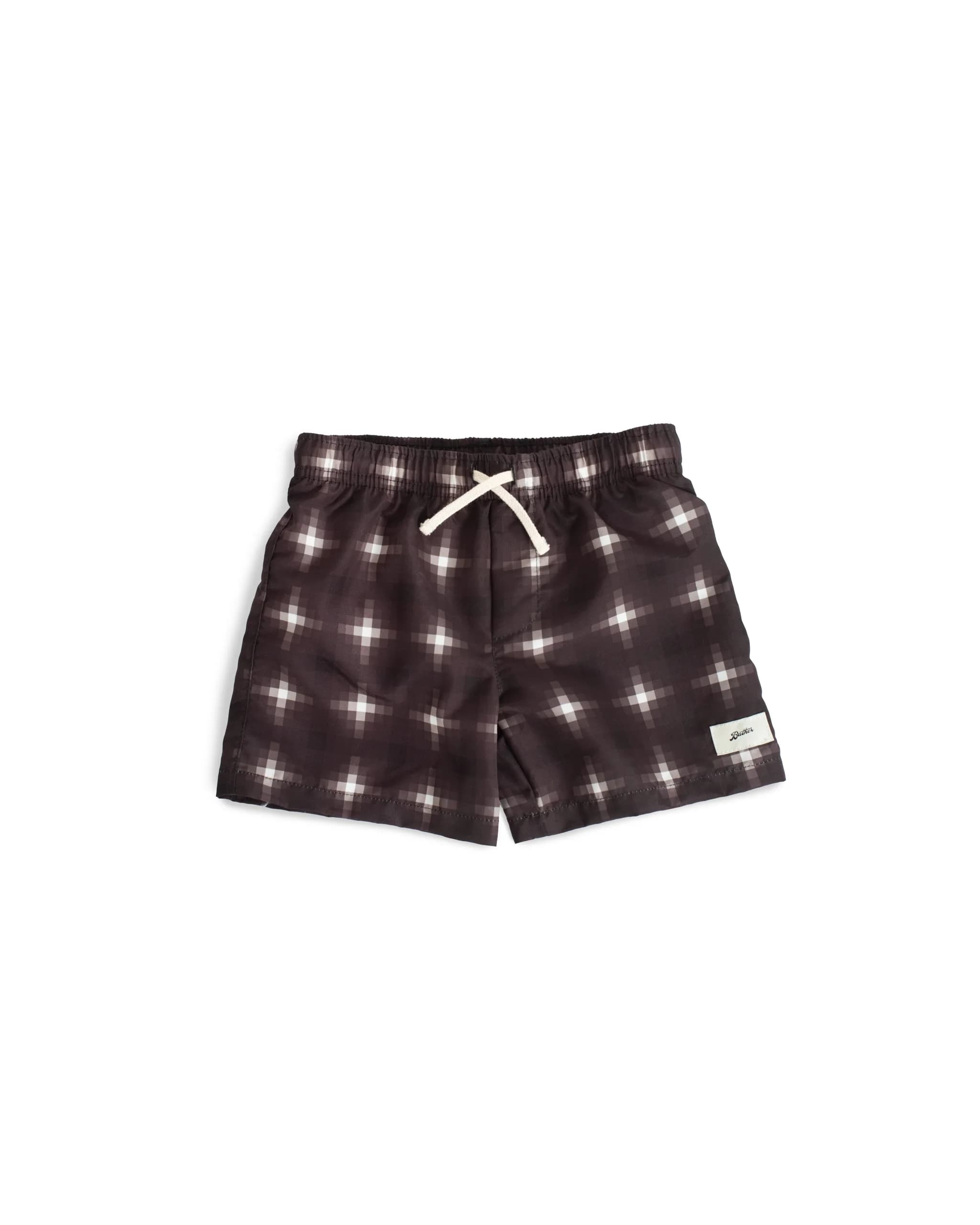 Kids' Onyx Digi Plaid Swim Trunk