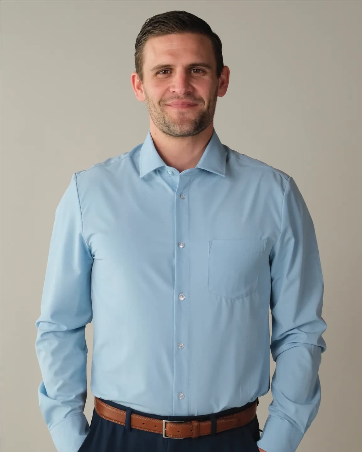 Range Shirt - Solid French Blue