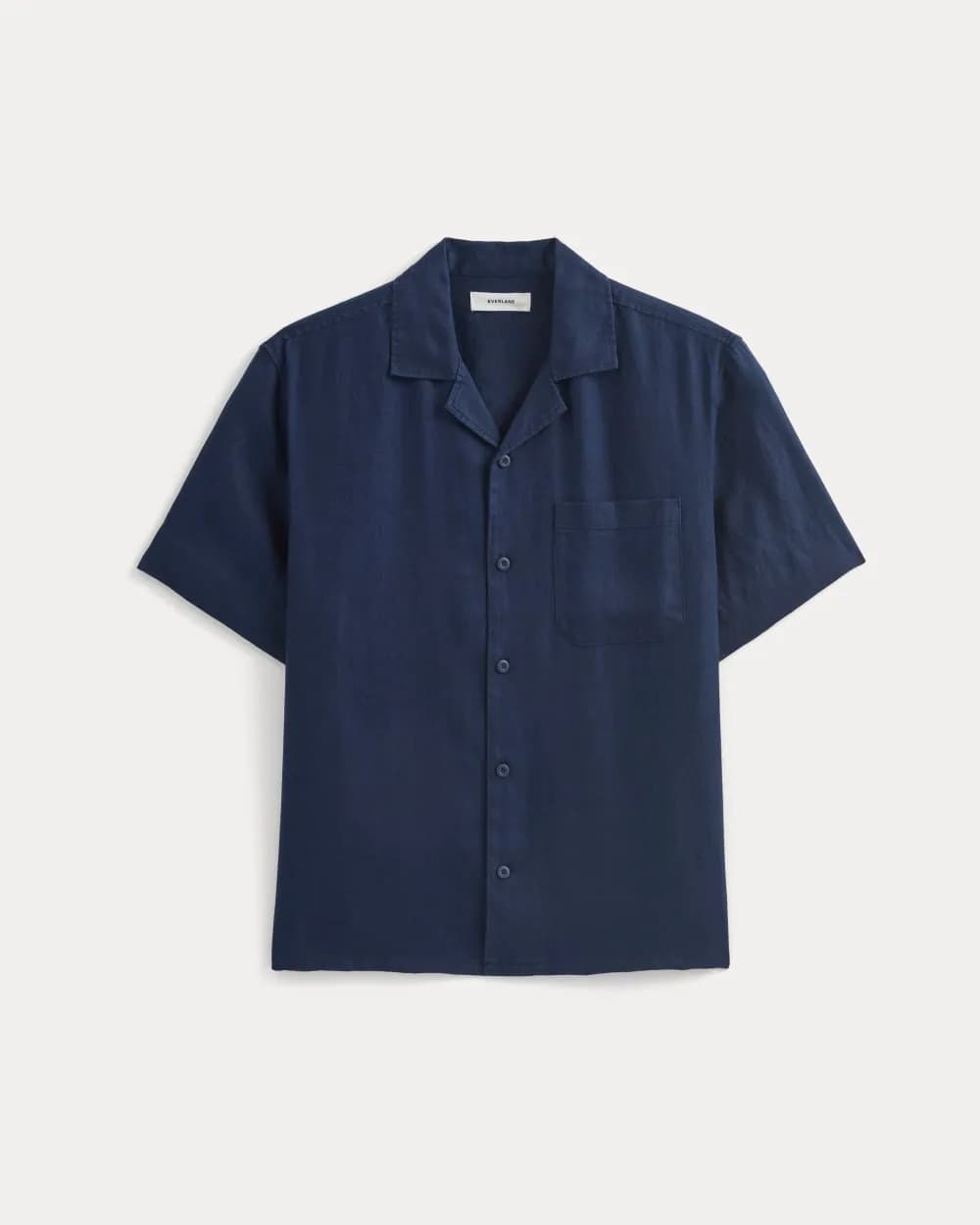 Linen Resort Shirt | Navy