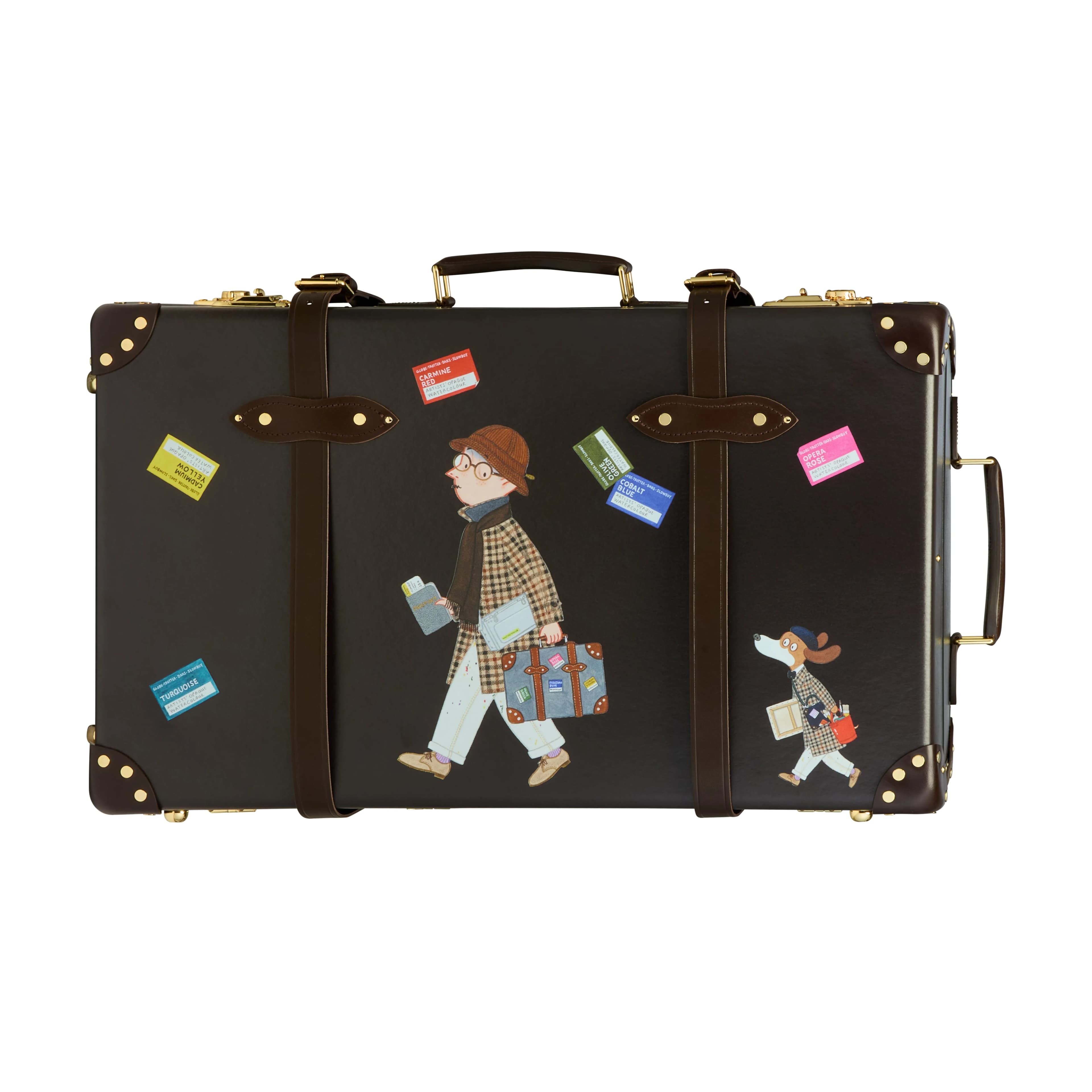 DAKS x GLOBE TROTTER x MR SLOWBOY COLLABORATION MEDIUM CHECK-IN - 2 WHEELS