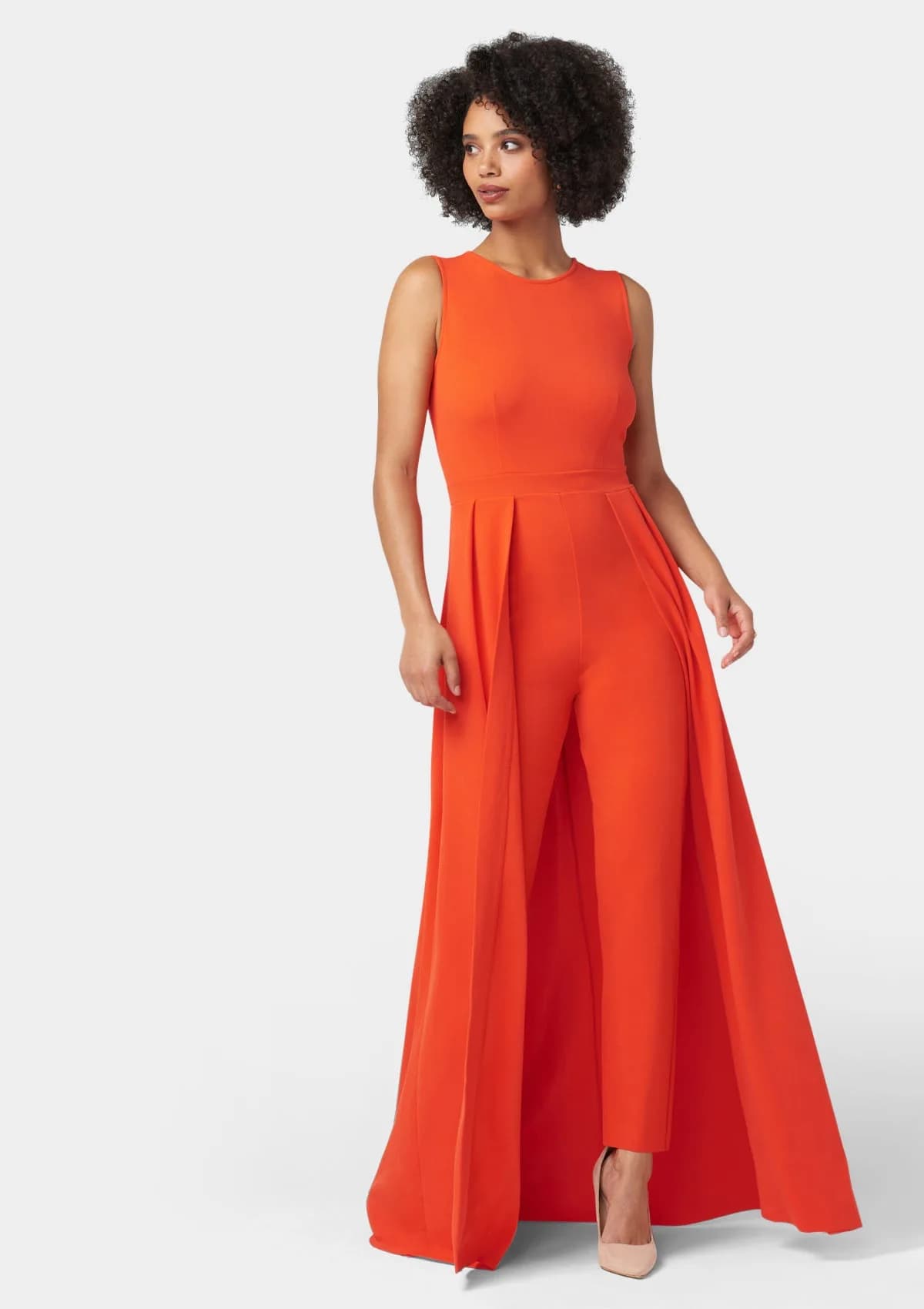 Milan Jumpsuit With Skirt Overlay