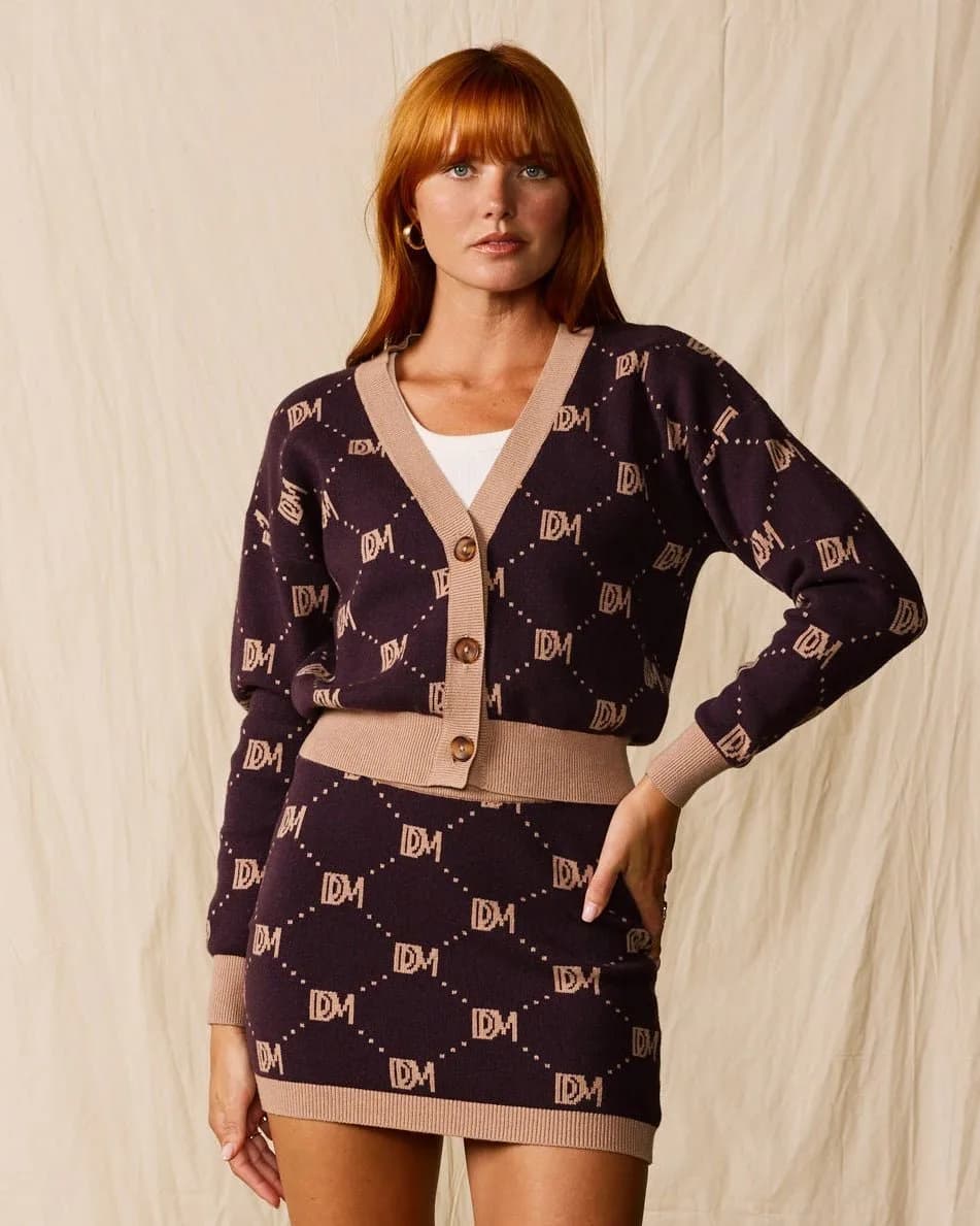 The Canela Cardigan - Amethyst