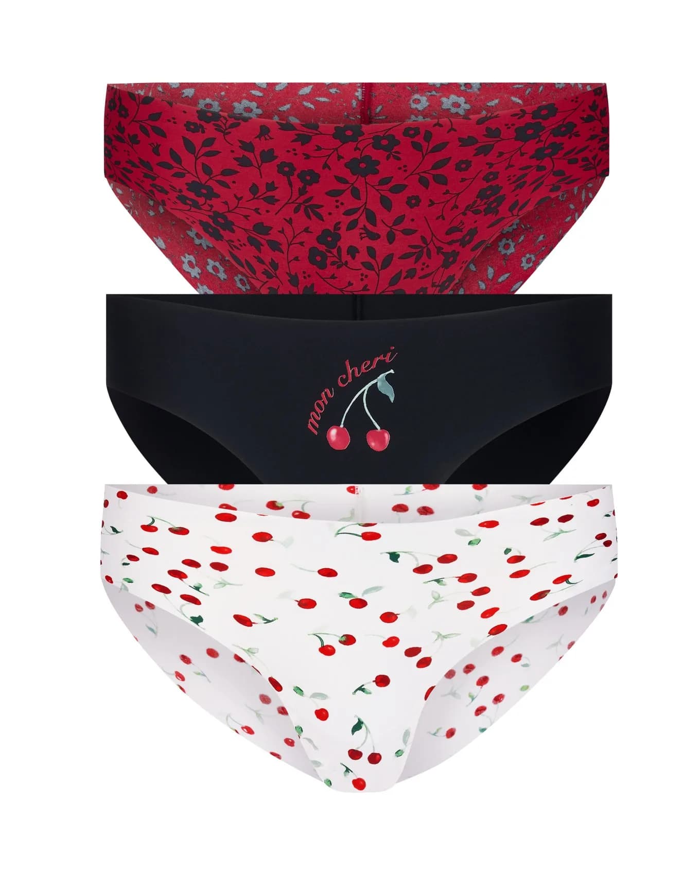 Mabel Invisible Pack Hipster Novelty Black Plus Hipster (Pack of 3)