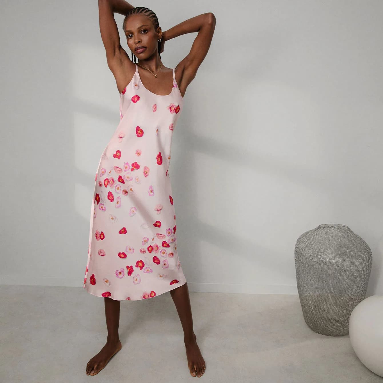 Washable Silk Bias Slip Dress