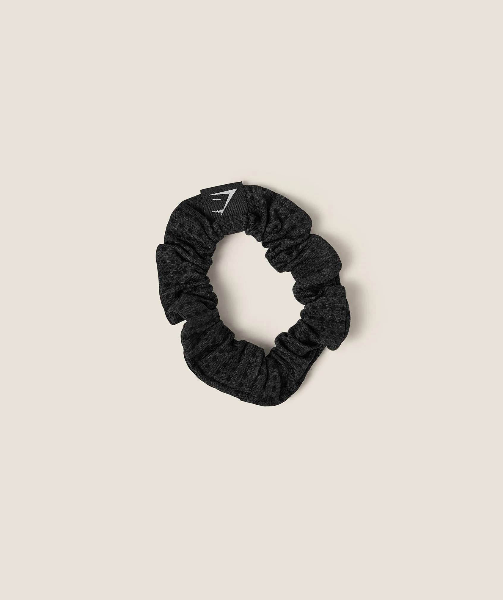 Vital Frill Scrunchie - Black Marl